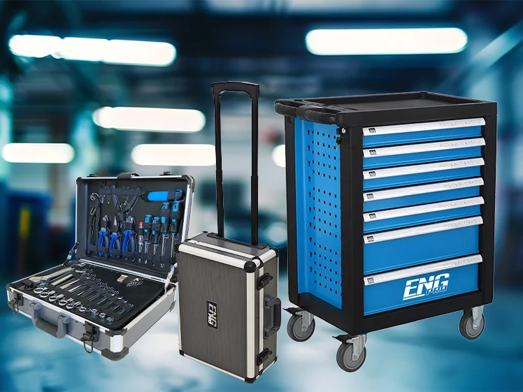 Guida completa agli utensili ENG PRO: valigie, trolley e cassettiere per professionisti e appassionati