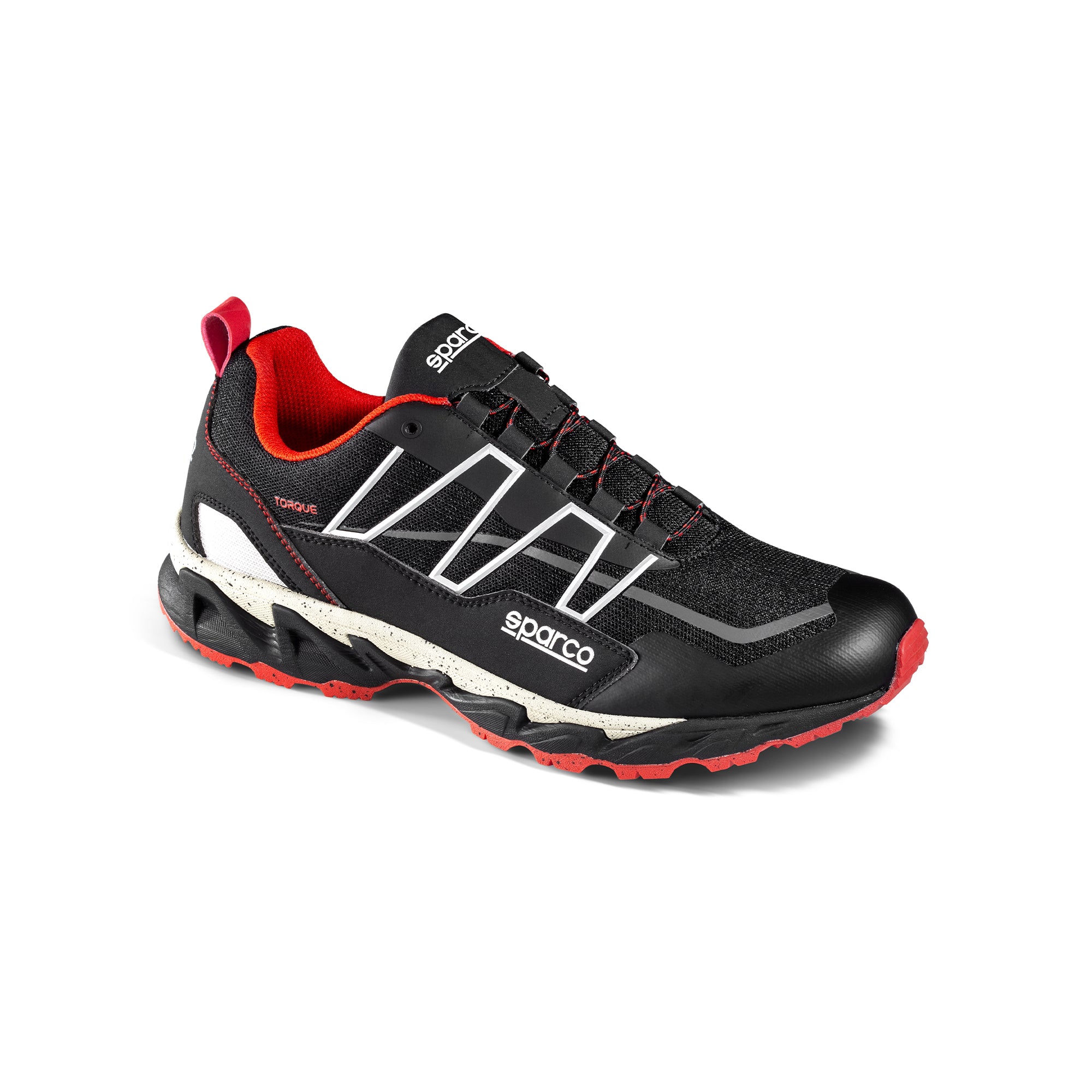 Sparco Scarpa Torque 01 nero/rosso-scarpe antinfortunistiche da lavoro