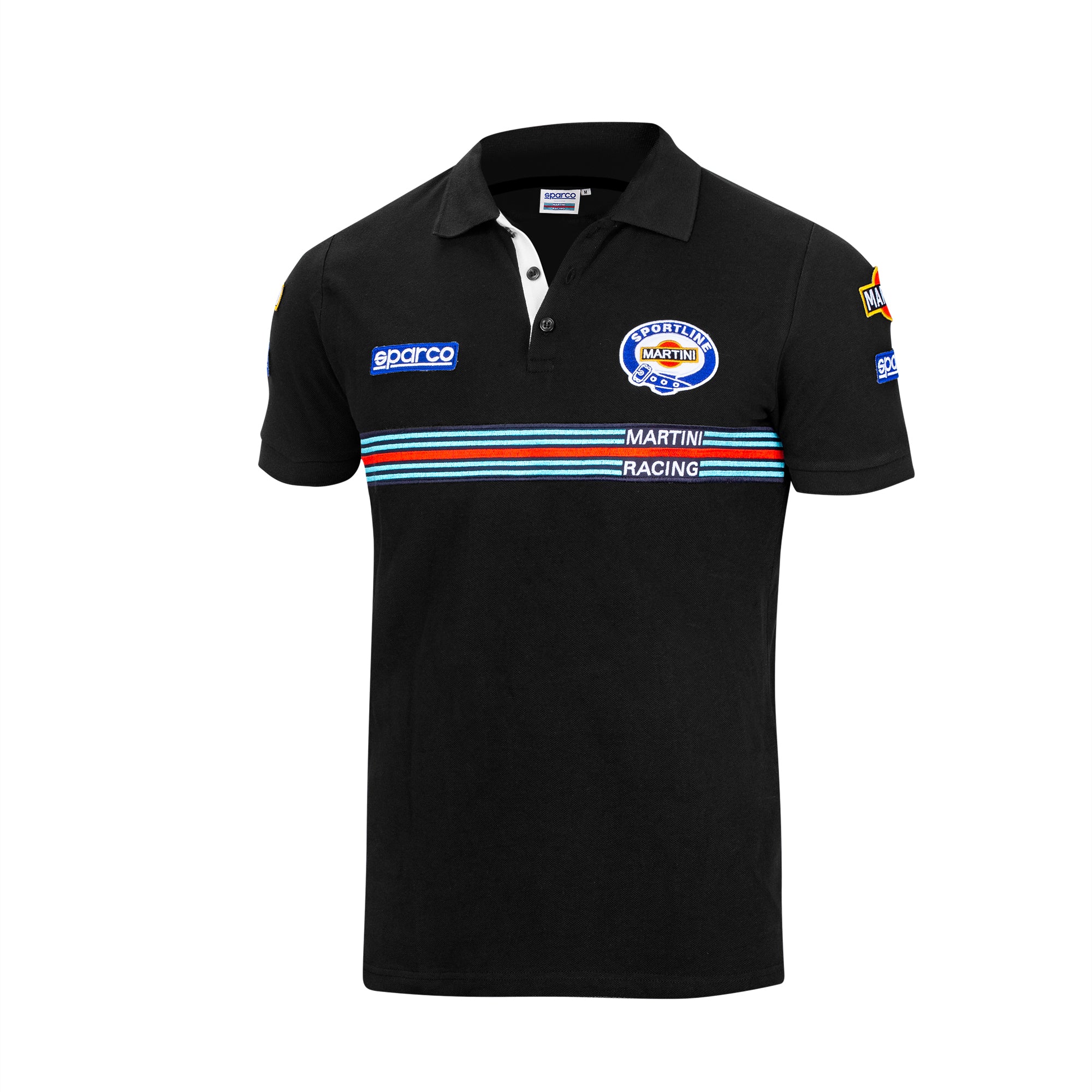 Sparco Polo Replica Martini-R nero-abbigliamento Sparco Teamwork