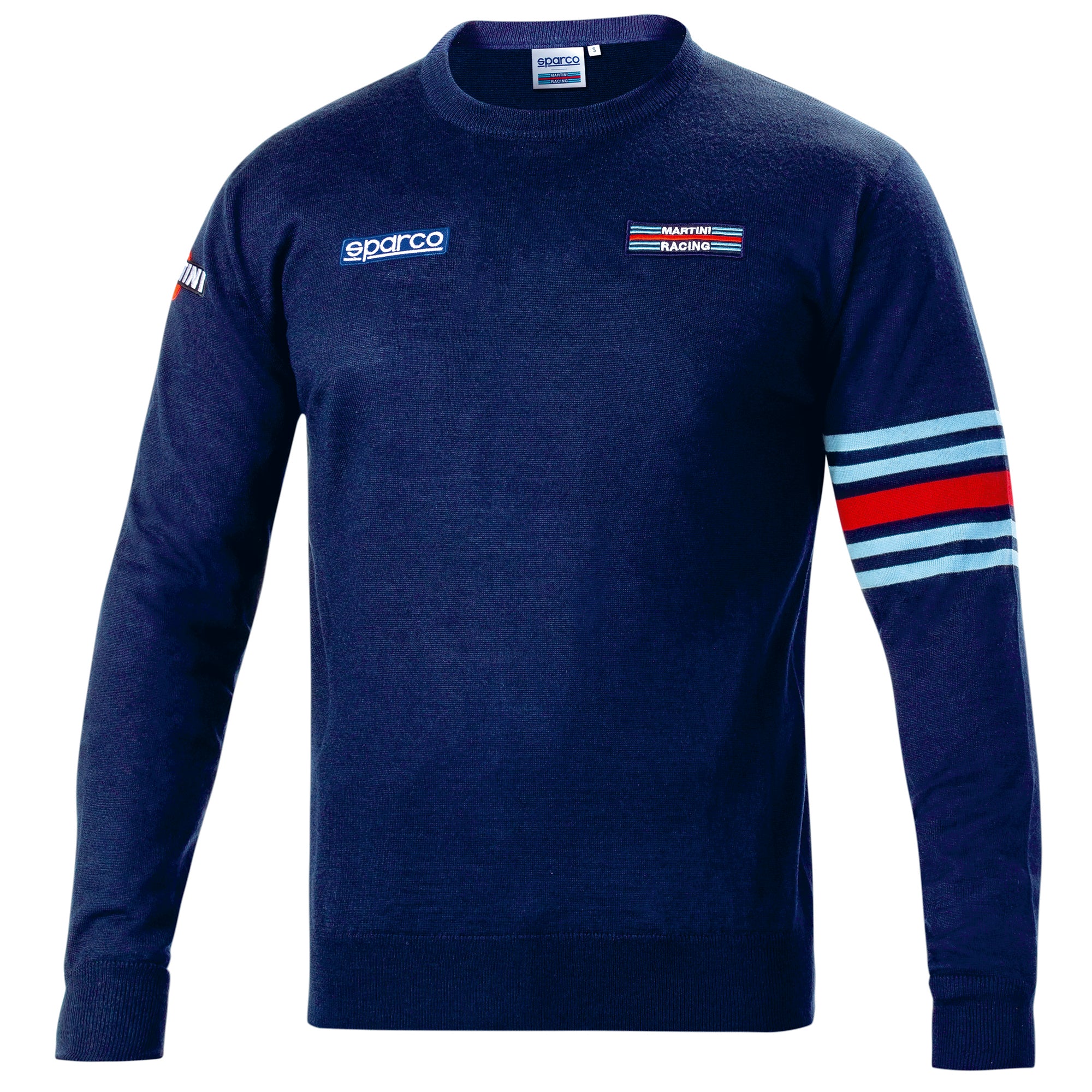 Sparco Wool Crewneck Sweatshirt Martini-R blu