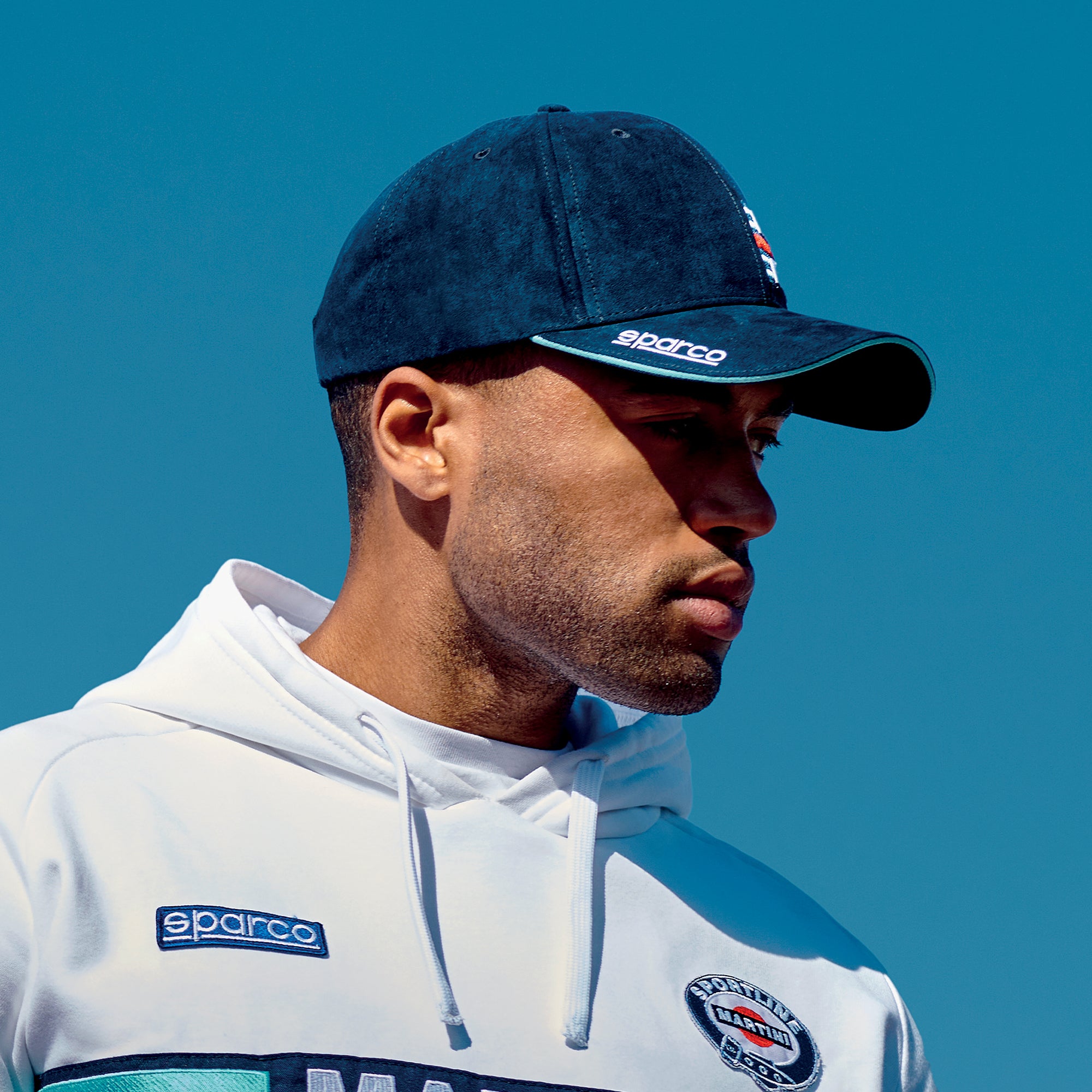 Sparco Cap Side Logo Martini-R blu