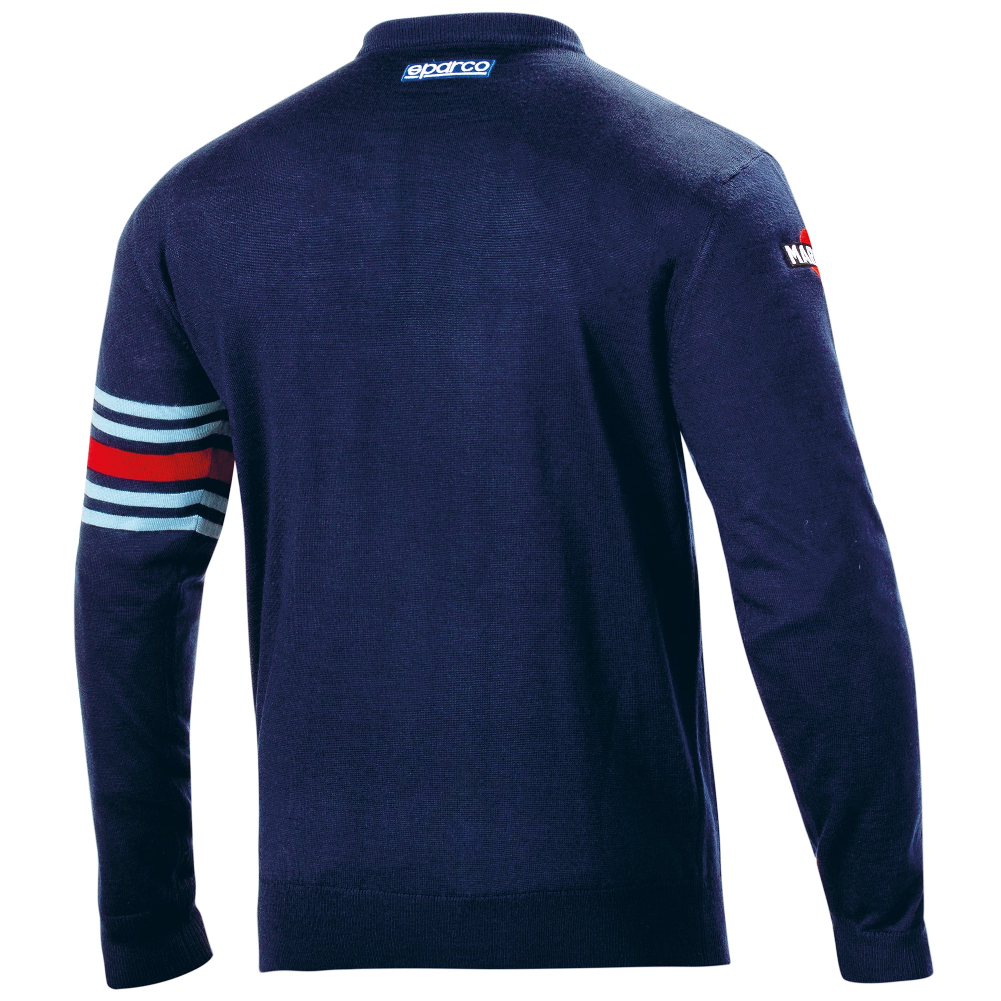 Sparco cotone Crewneck Sweatshirt Martini blu