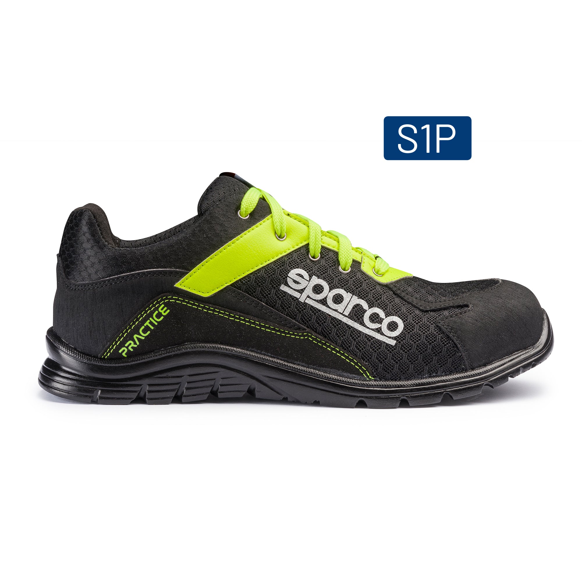 Sparco Scarpe antinfortunistiche Practice JOS S1P nero/giallo fluo