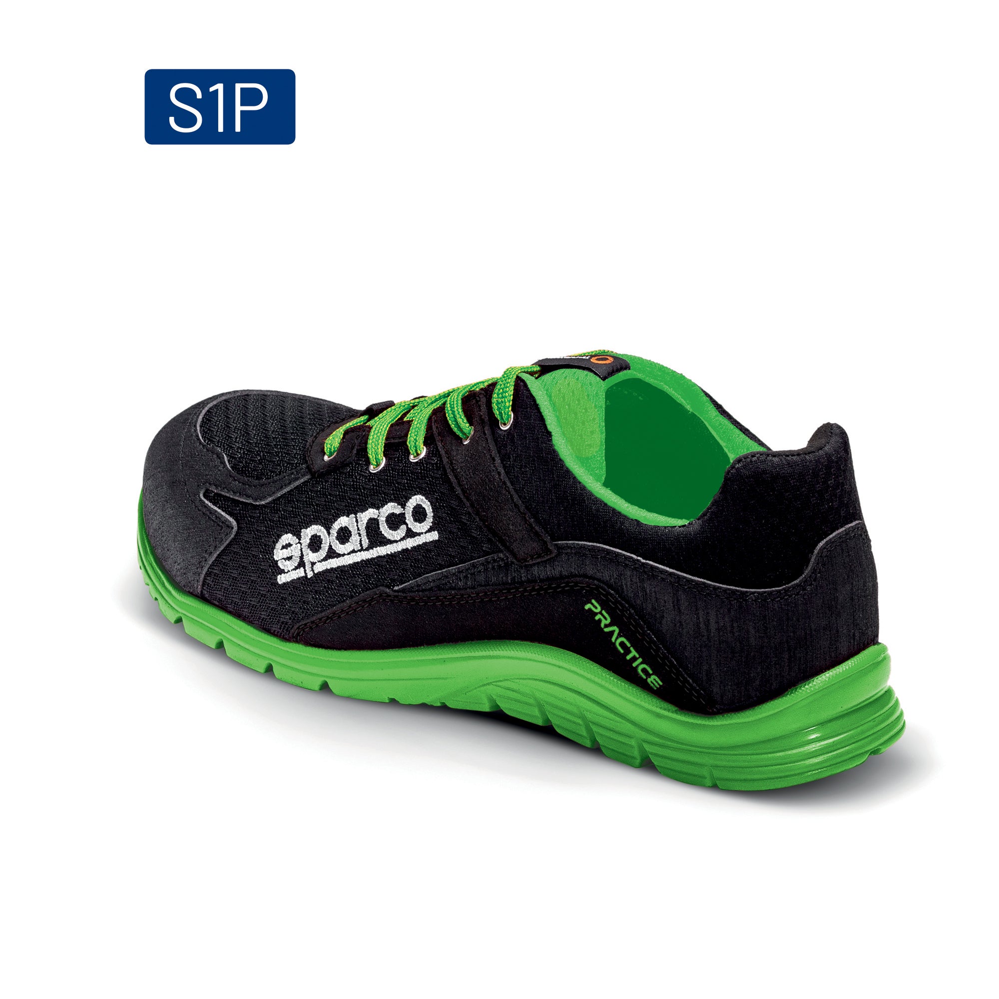 Sparco Scarpe antinfortunistiche Practice KEKE S1P nero/S1P nero/verde