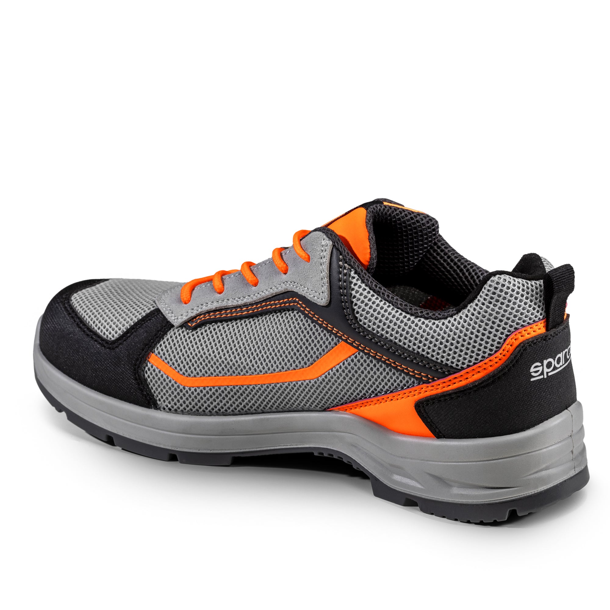 Sparco Scarpa Indy-R S1P ESD Pato S1P ESD FO grigio arancio fluo-scarpe antinfortunistiche da lavoro