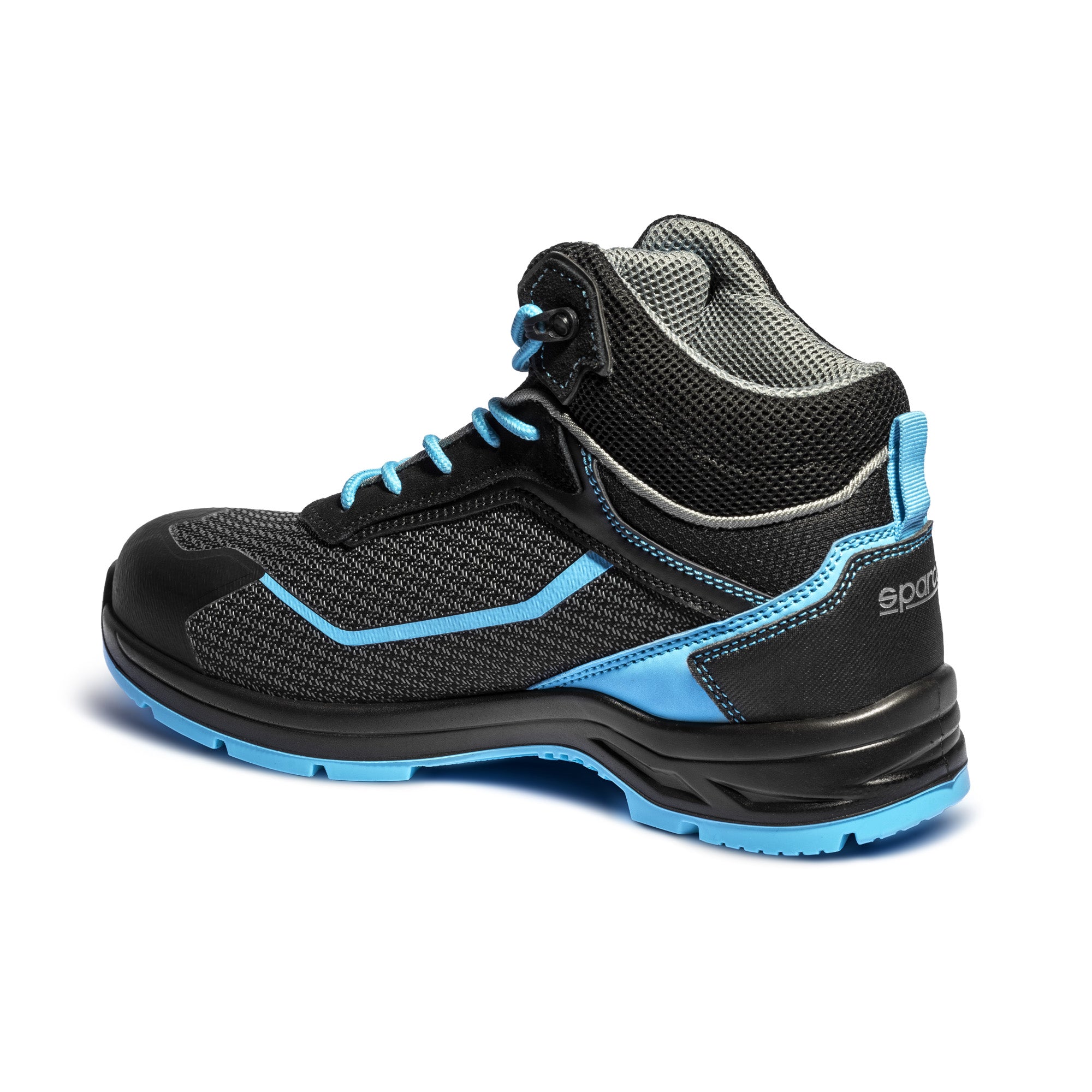 Sparco Scarpa Indy-He Sunny S3 ESD nero/celeste - scarpe antinfortunistiche
