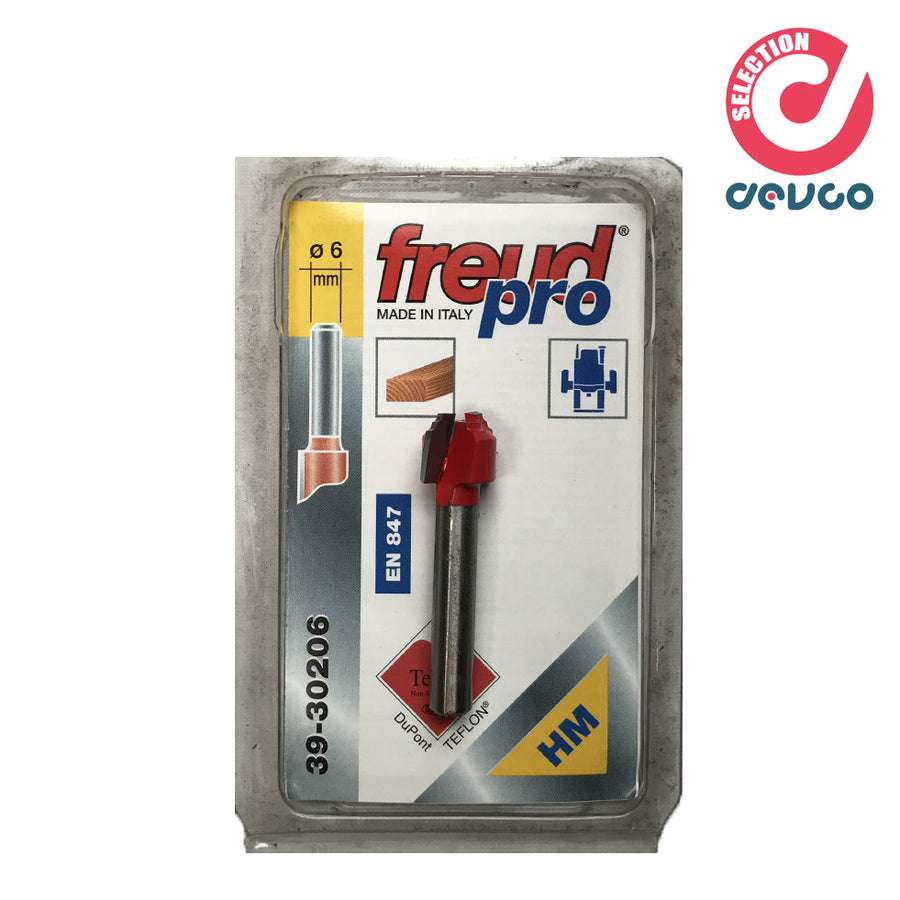 Fresa 2 taglienti per legno diametro 6 Freud - 39-30206