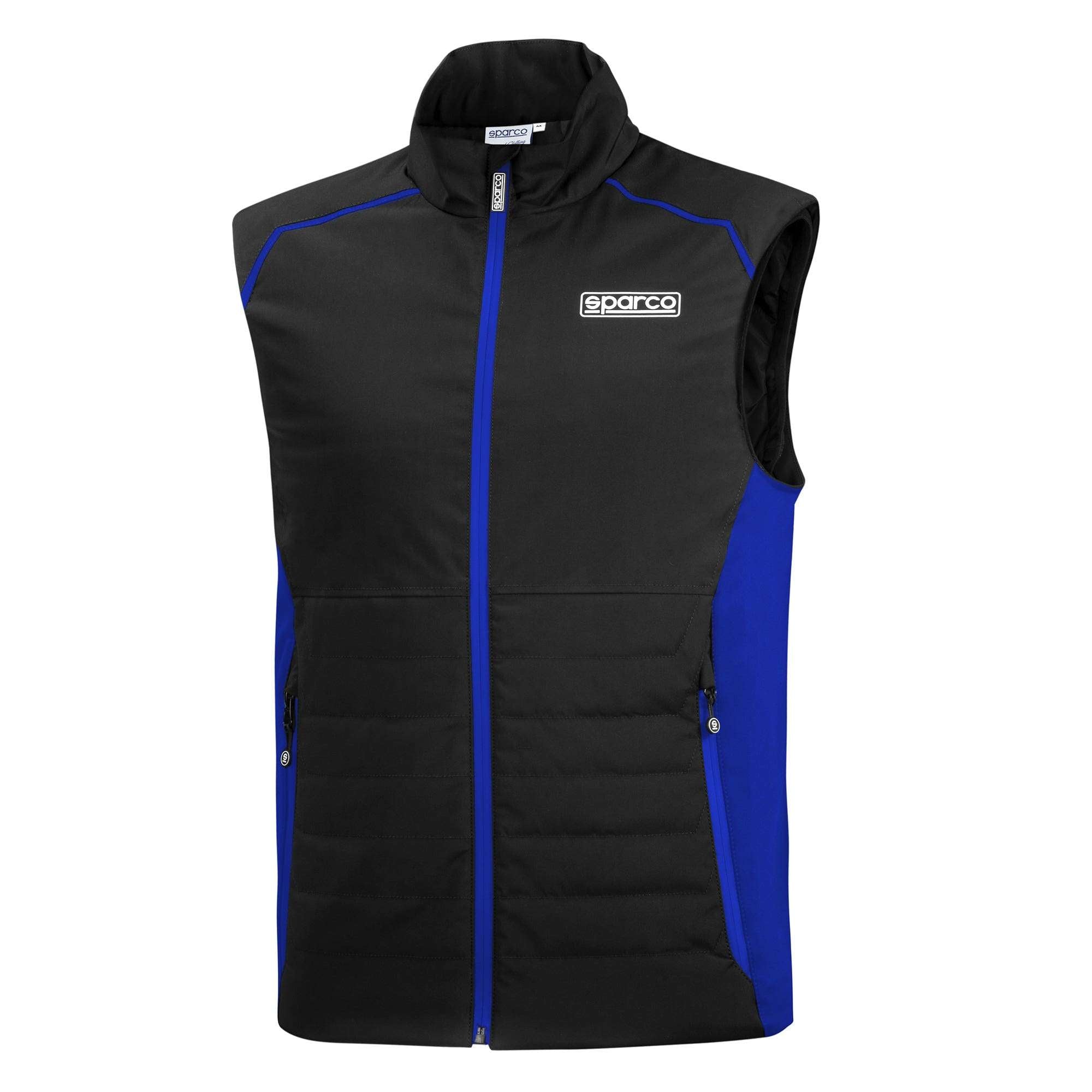 Sparco Vest nero/azzurro