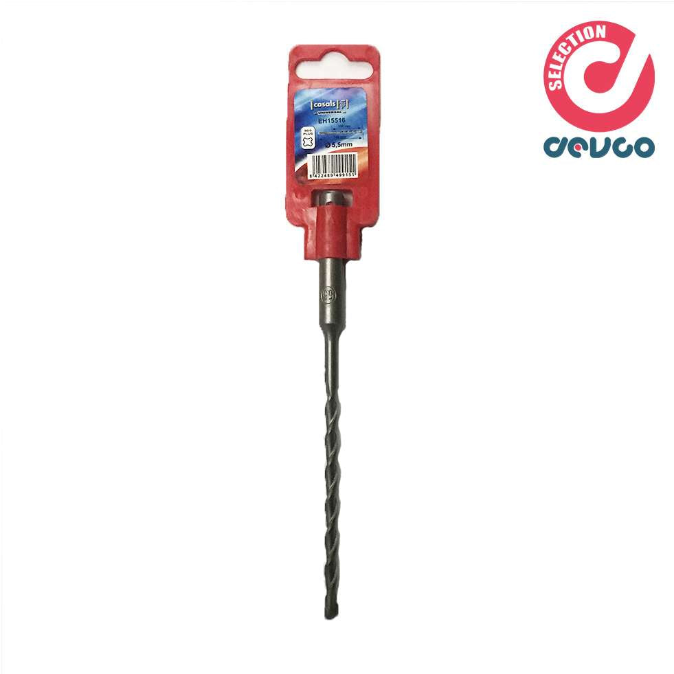 Punta SDS PLUS 5,5/100/160mm 2 taglienti da muro per tassellatore - Casals