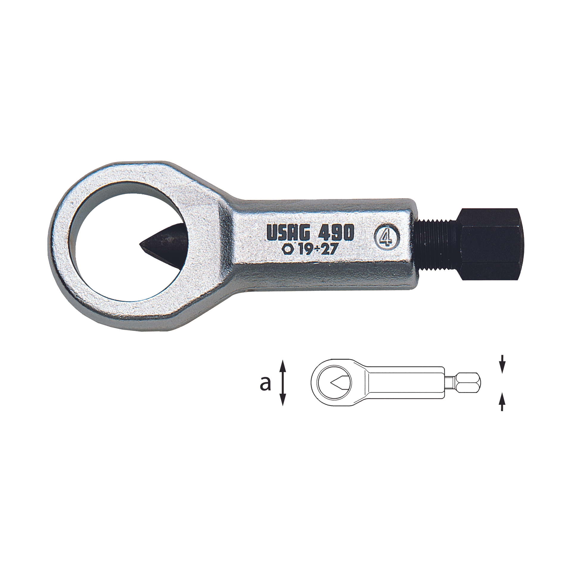 Spaccadadi bocca esasgonale 1624 senza danneggiare le viti 490/3 U04900003 USAG