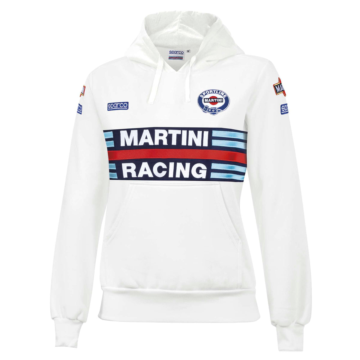 Sparco Hoodie Lady Martini-R Bianco bianco