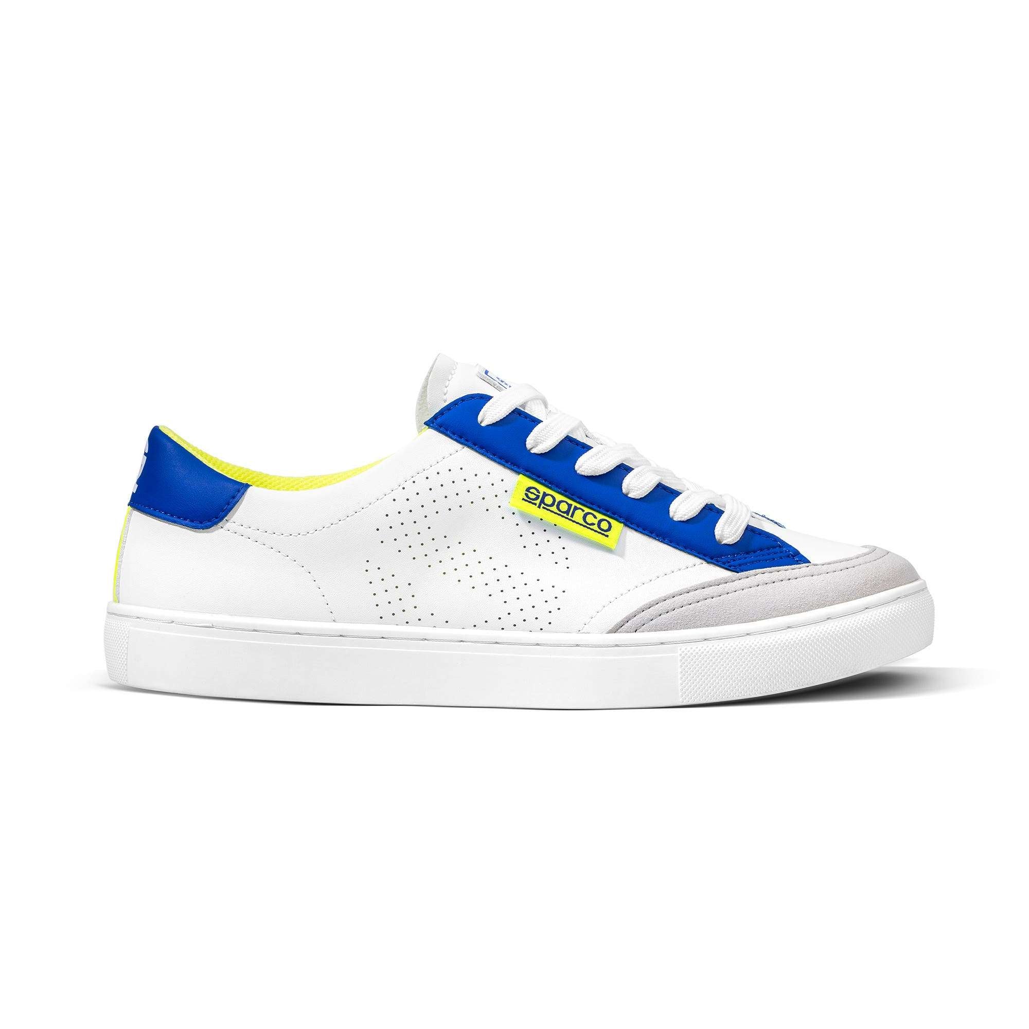 Sparco Scarpe S-Time white/light blue/yellow-sneakers