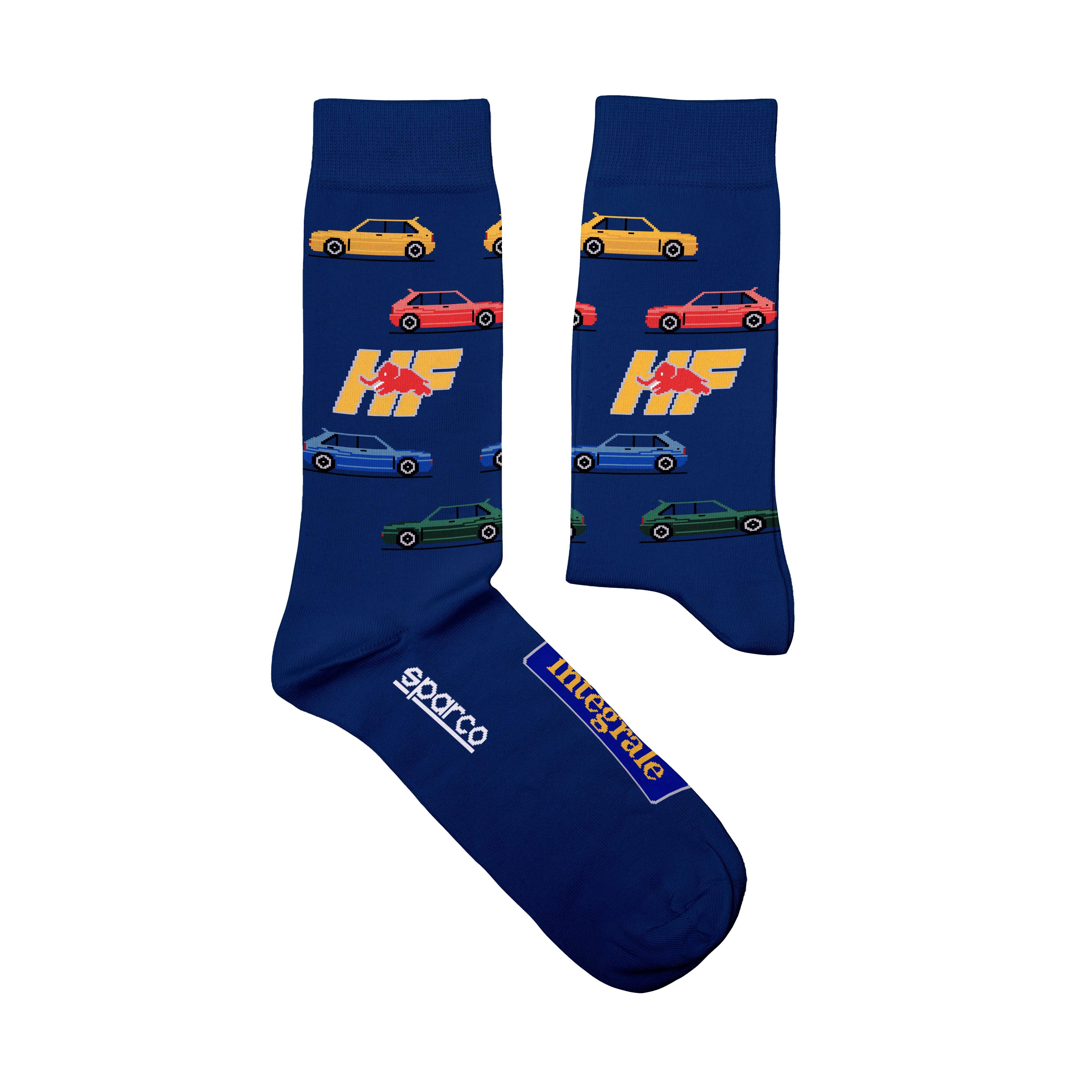 Sparco Calze Lancia Delta Collection blu 41/46 navy/blue taglia A58