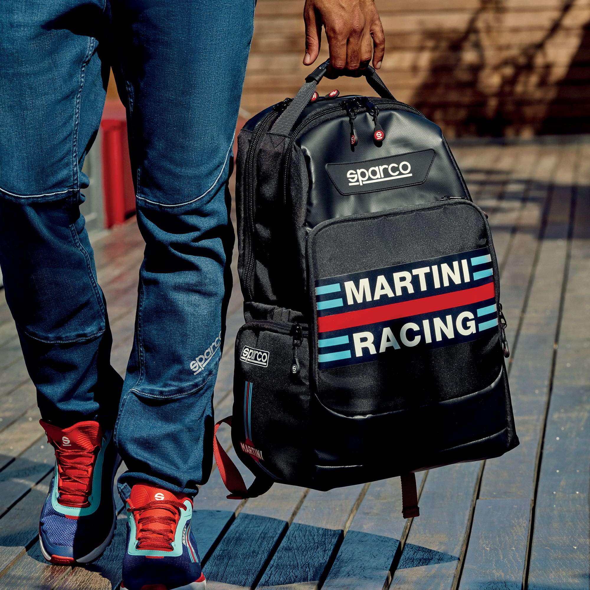 Sparco Borsa Superstage Martini-R nero nero