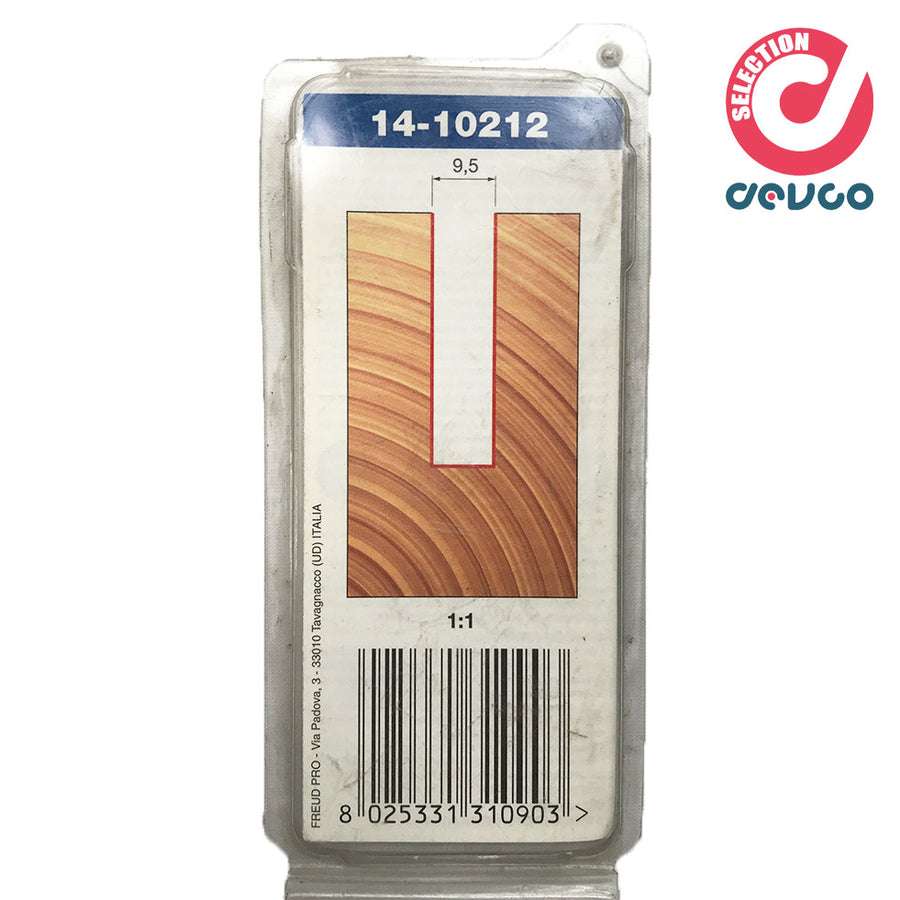 Fresa 2 taglienti per legno diametro 12 Freud - 14-10212