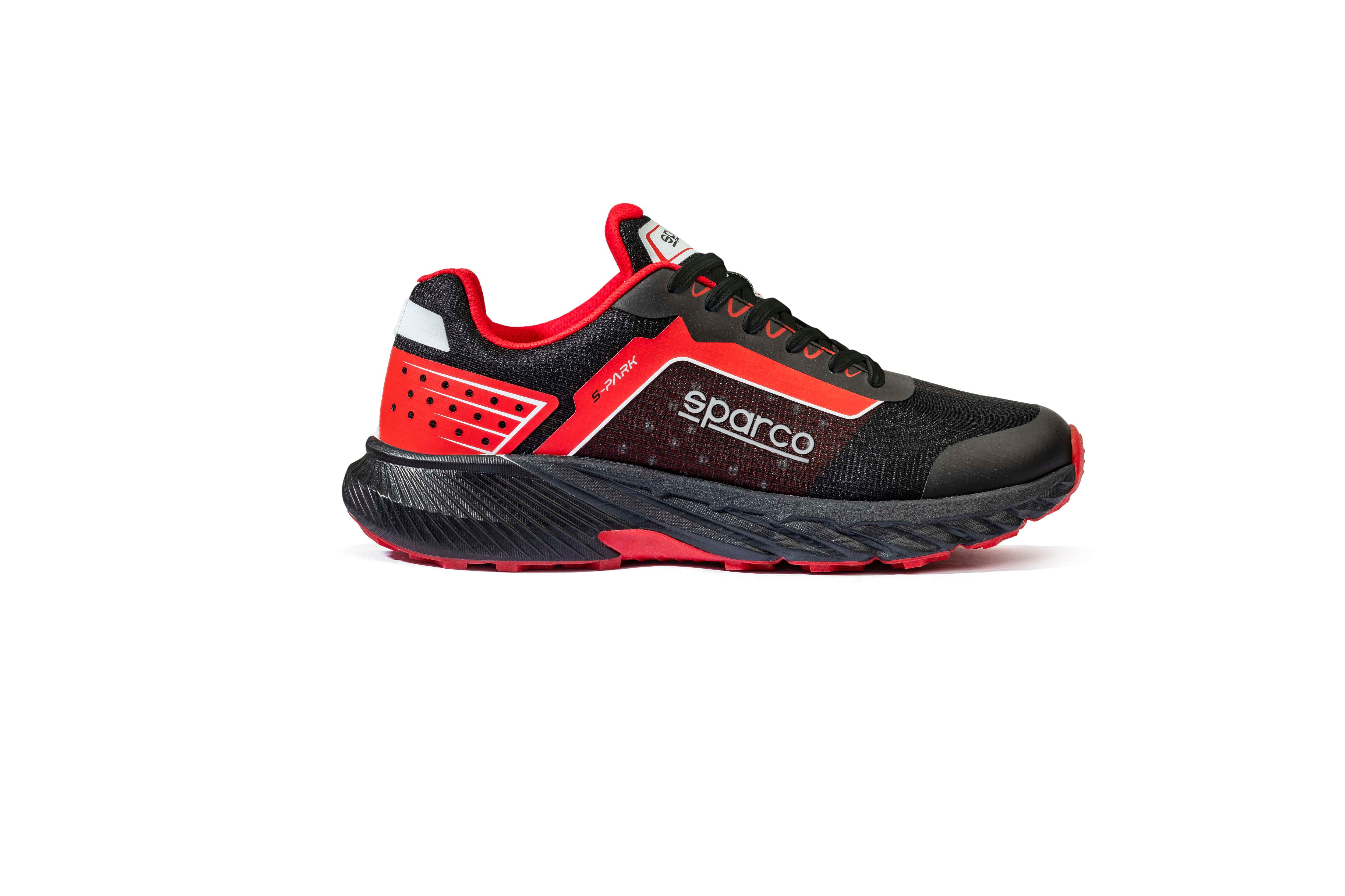 Sparco Scarpe S-Park Sepang nero/rosso black/red-scarpe antinfortunistiche da lavoro