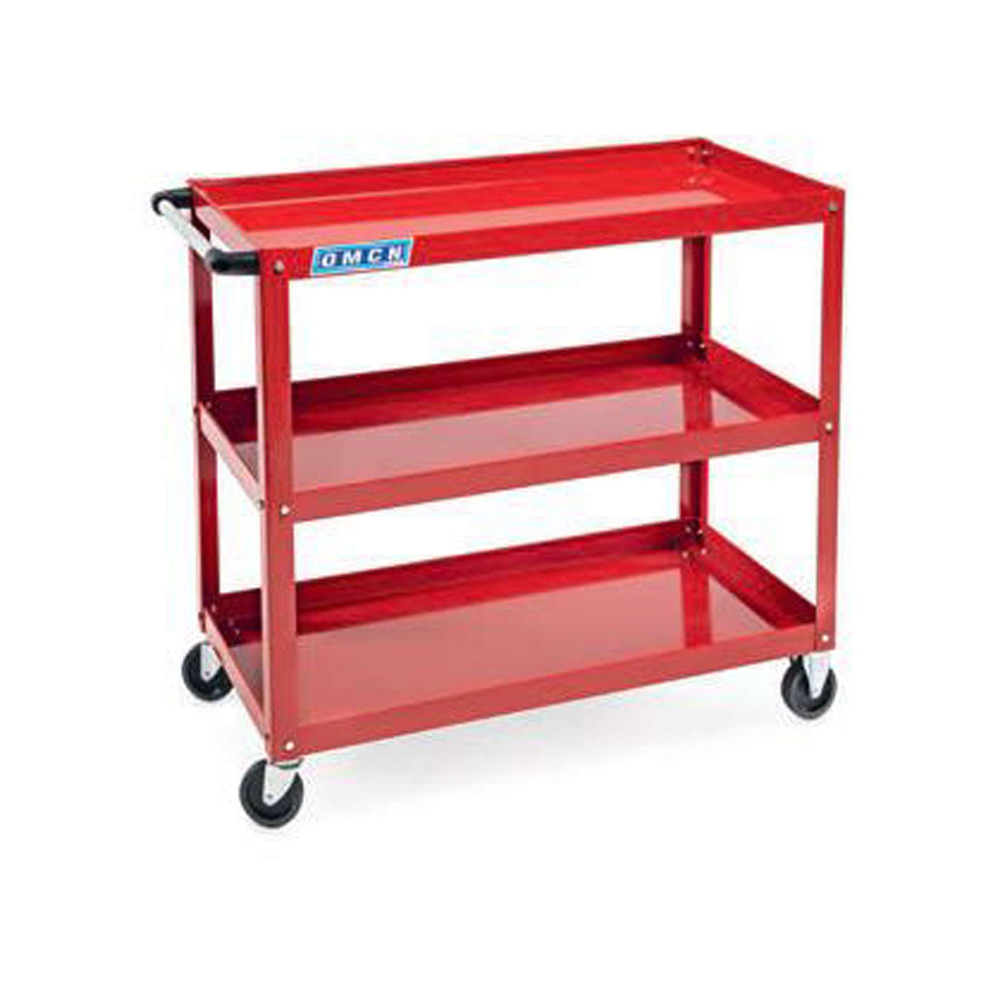 Carrello porta attrezzi con 3 ripiani, portata 150 kg smontabile - OMCN 109/BS