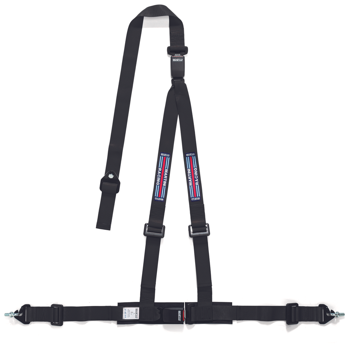 Sparco Cintura Martini Club H-3M Dual 3Pt nero Dual Buckle nero