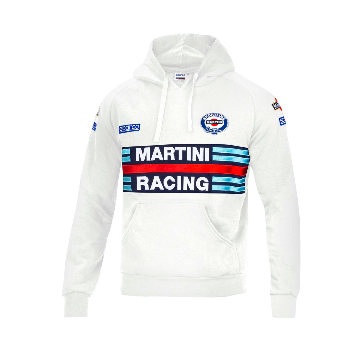 Sparco Hoodie Martini-R bianco