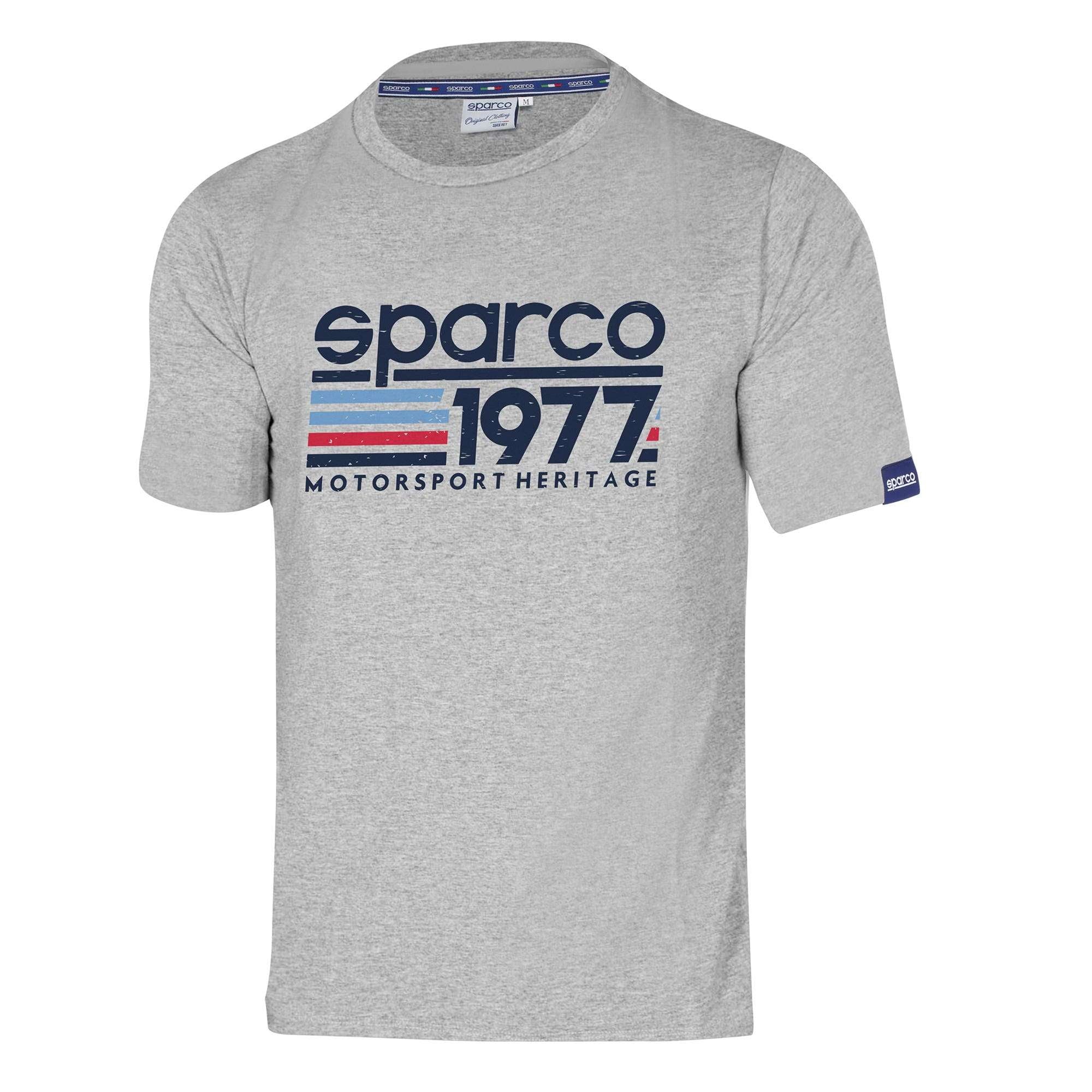 Sparco T-Shirt 1977 grigio-abbigliamento