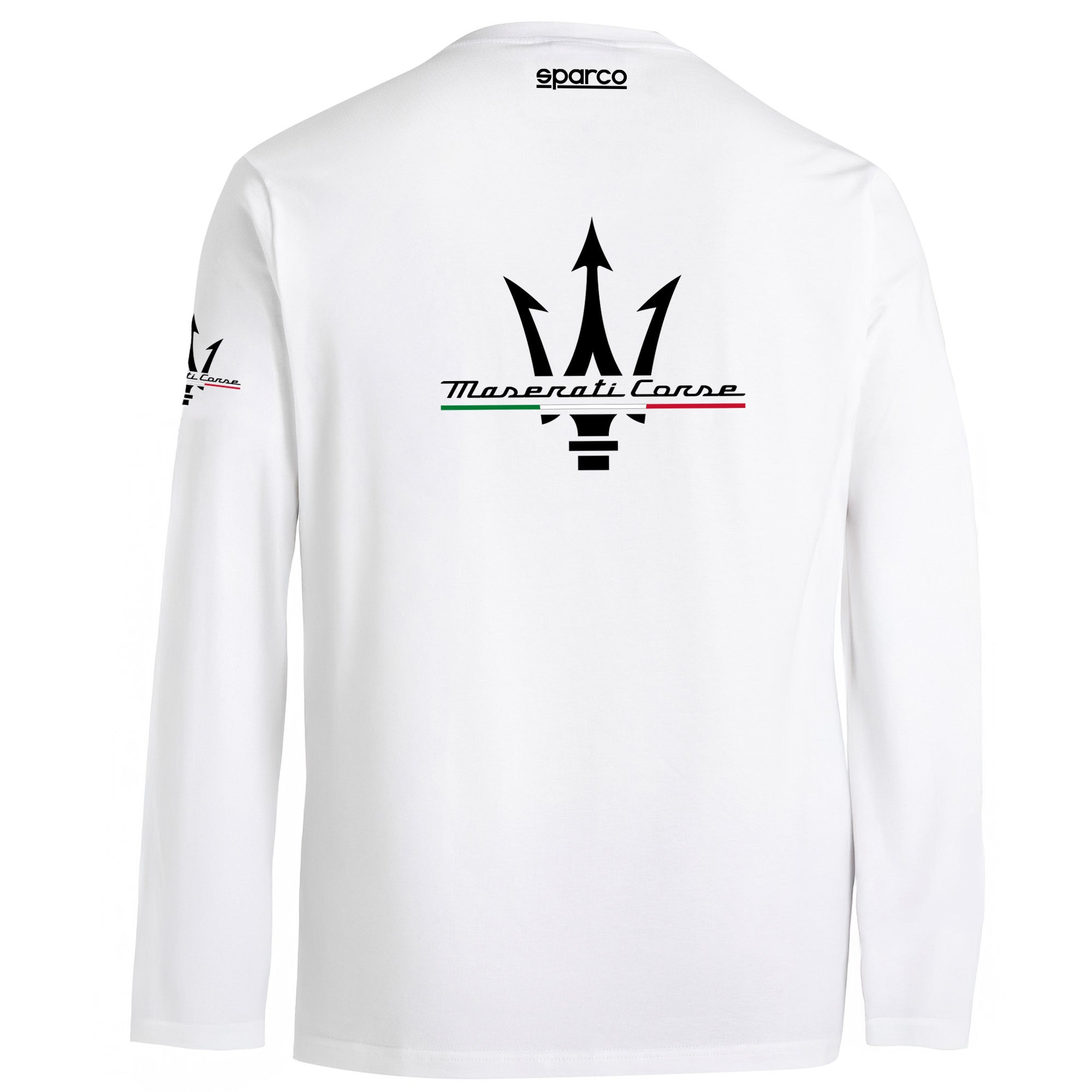 Sparco Long Sleeve T-Shirt Maserati Bi white-abbigliamento Sparco Teamwork
