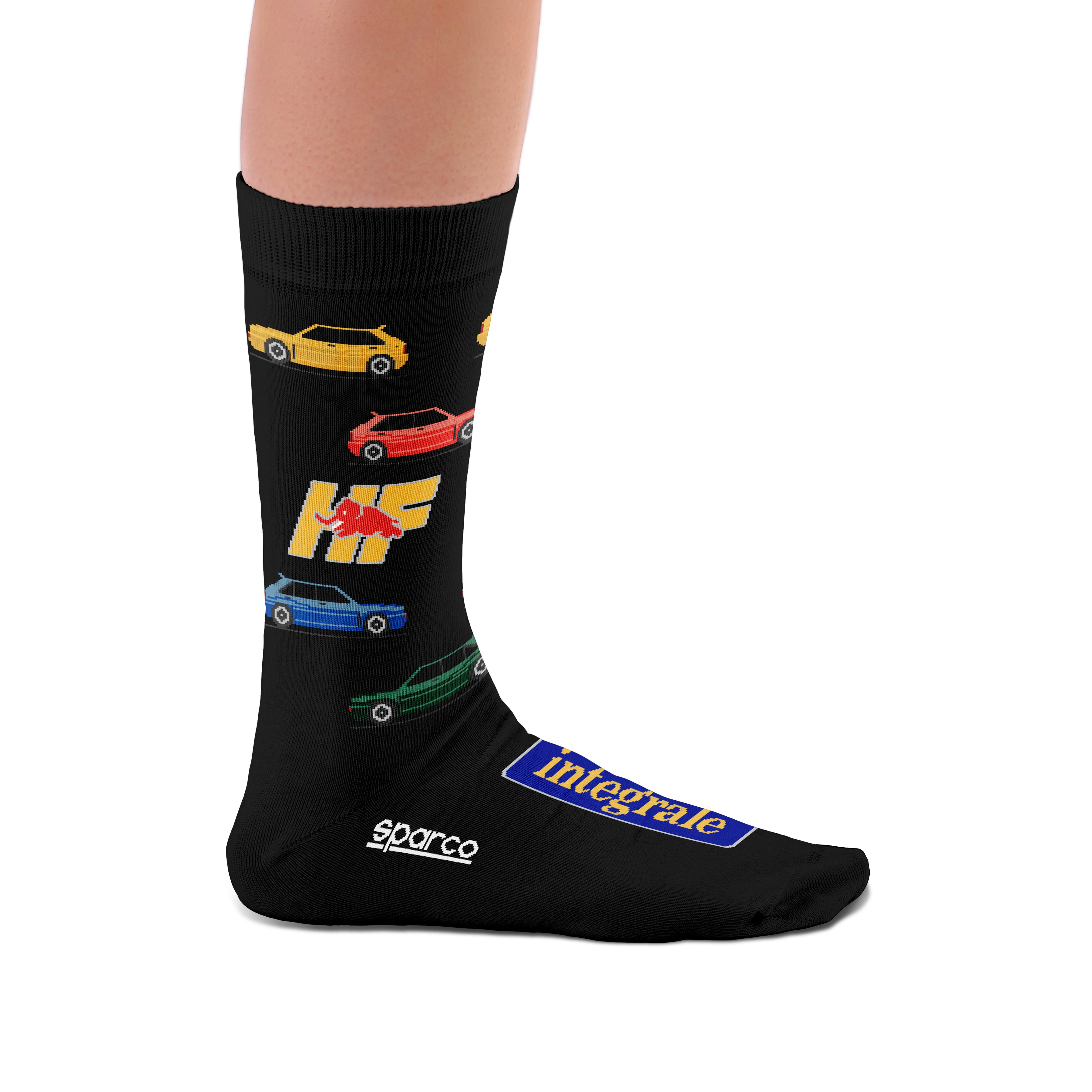 Sparco Calze Lancia Delta Collection nero 41/46 black taglia A58