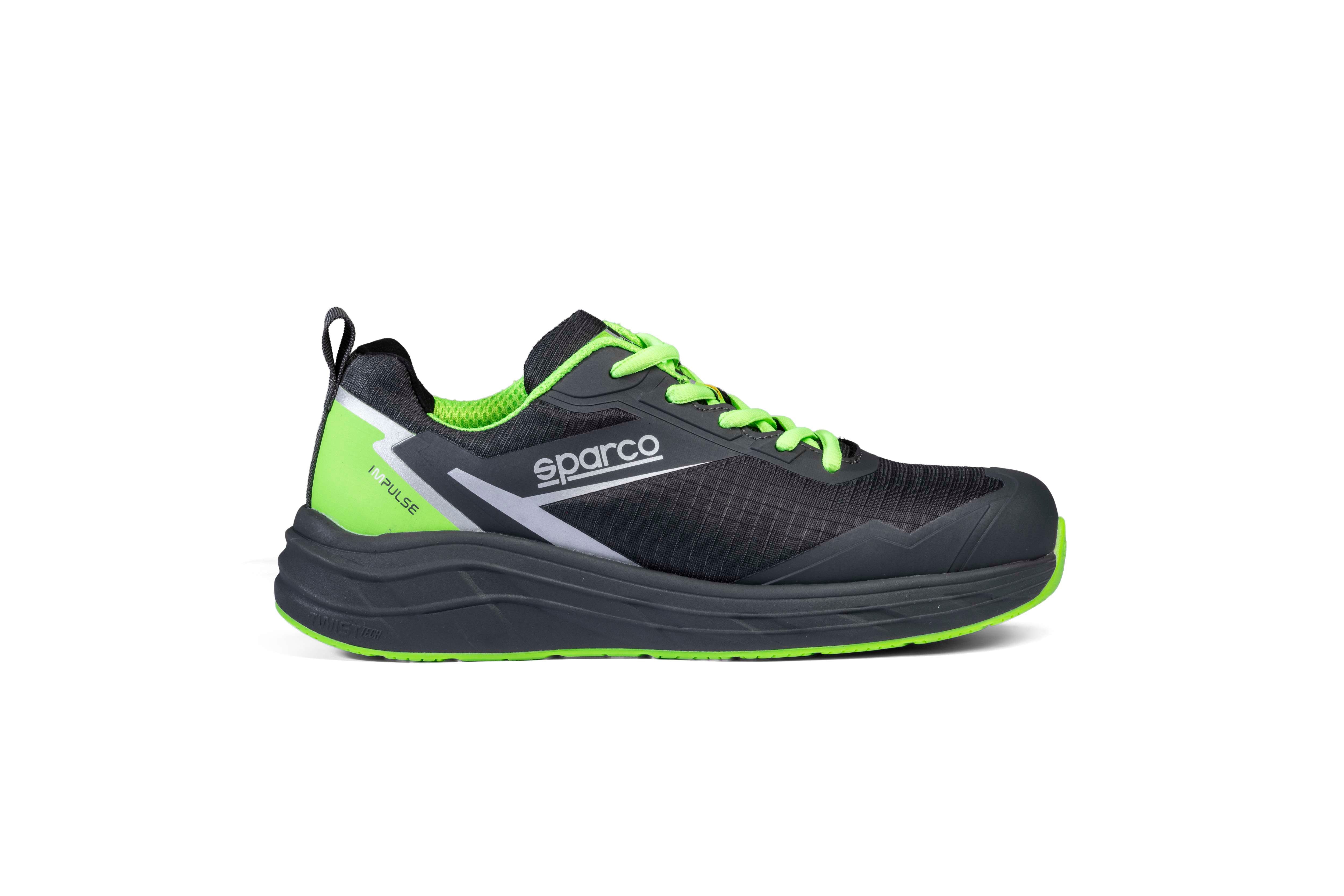 Sparco Scarpe Lucas S3S ESD HRO ESD FO dark//fluo/grigioeen-scarpe antinfortunistiche da lavoro