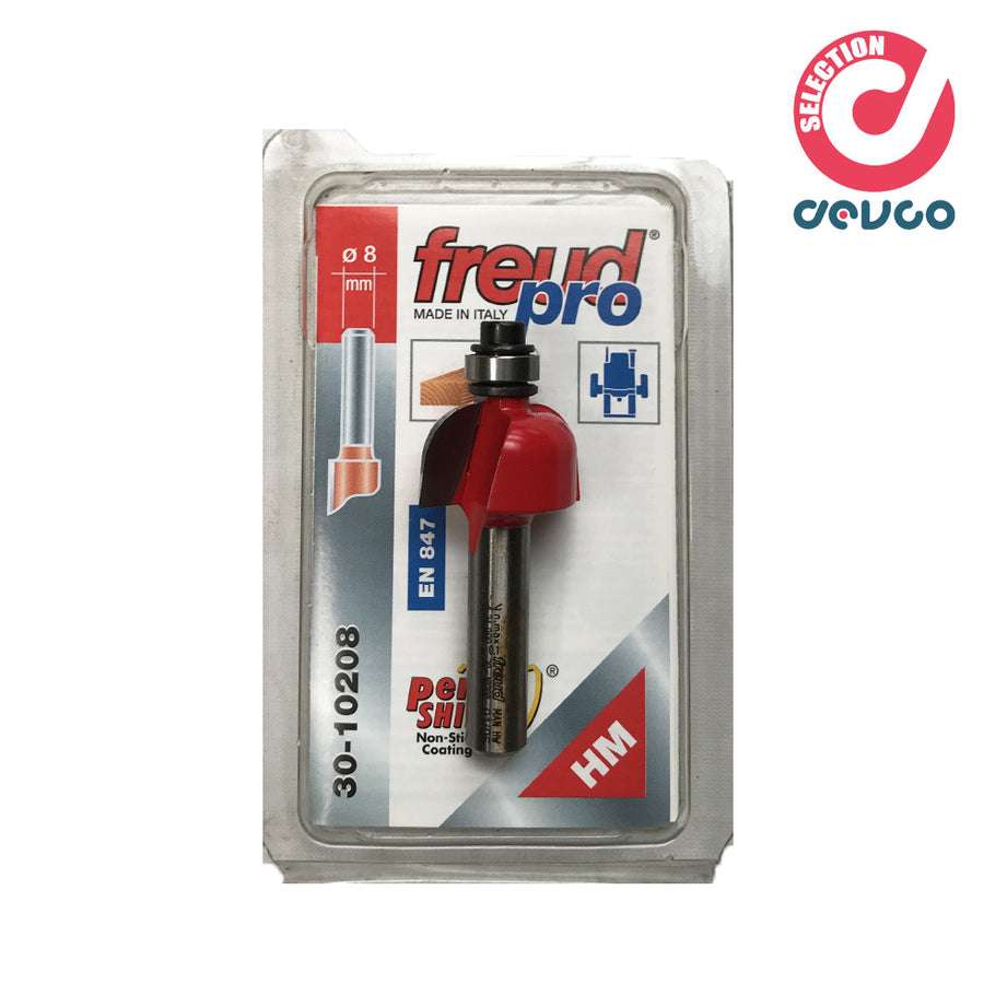 Fresa 2 taglienti per legno diametro 8 Freud - 30-10208