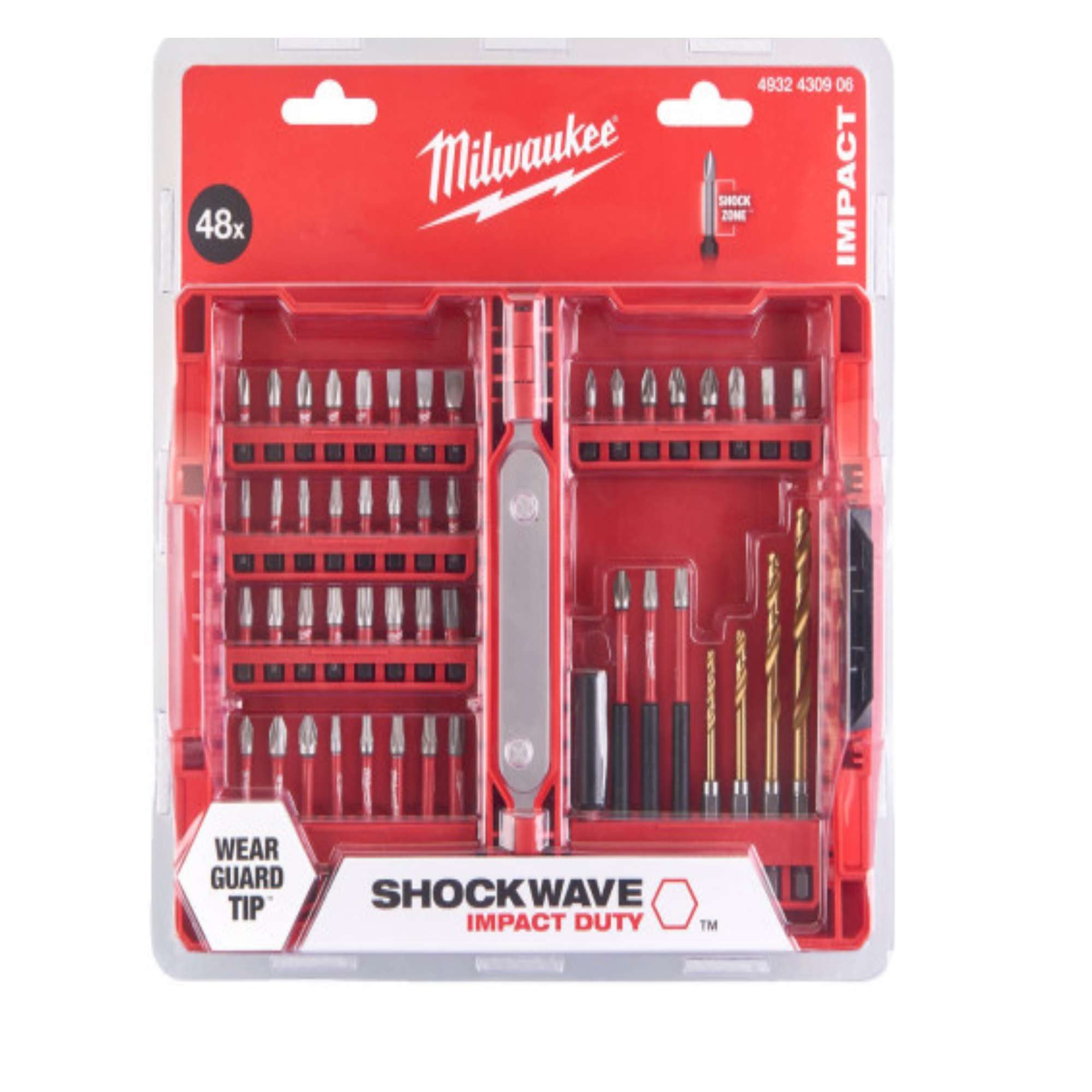 Set Avvitatura Shockwave 48Pz - Milwaukee 4932430906