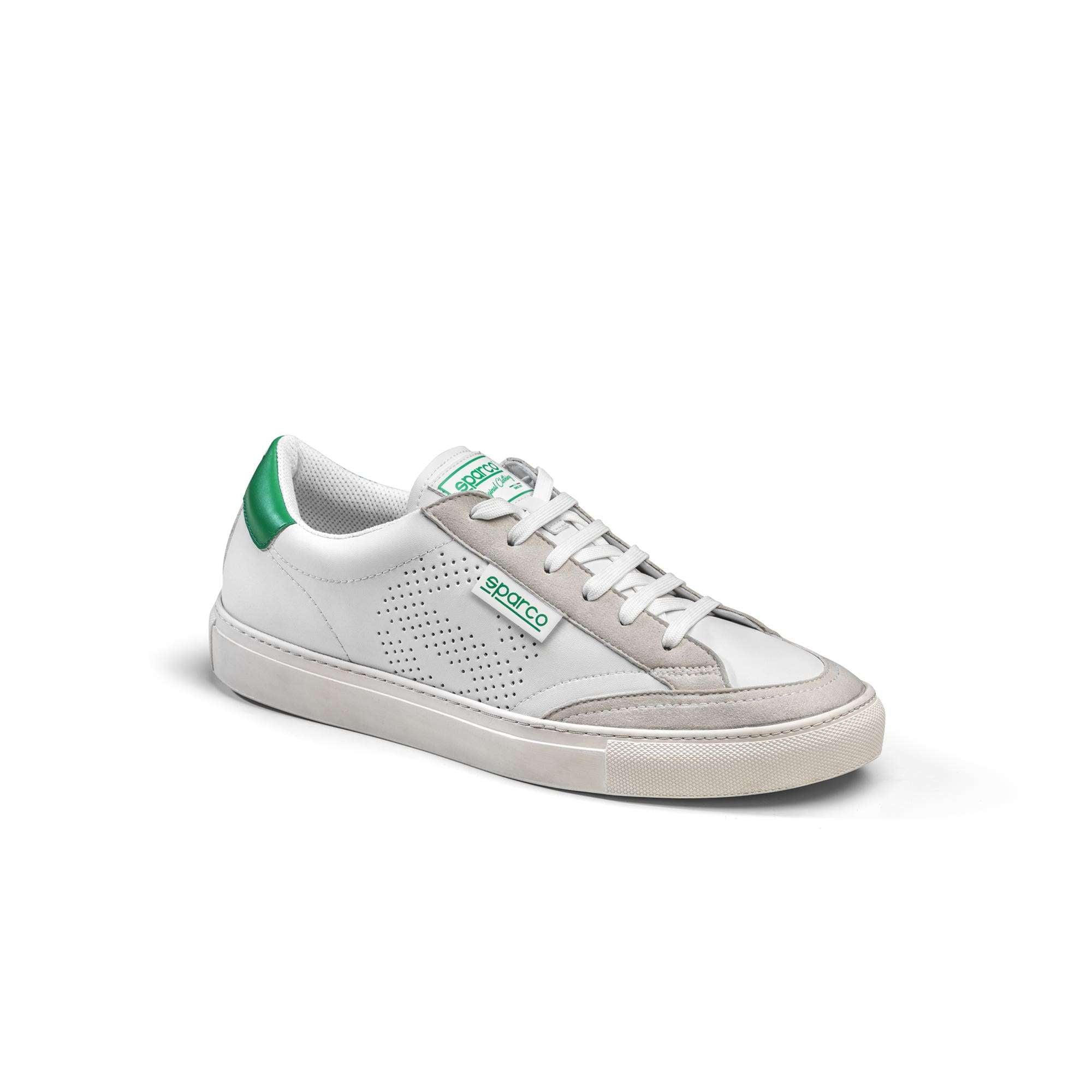 Sparco Scarpe S-Time Bianco/verde-sneakers