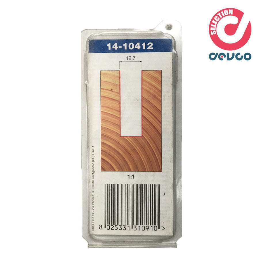 Fresa 2 taglienti per legno diametro 12 Freud - 14-10412