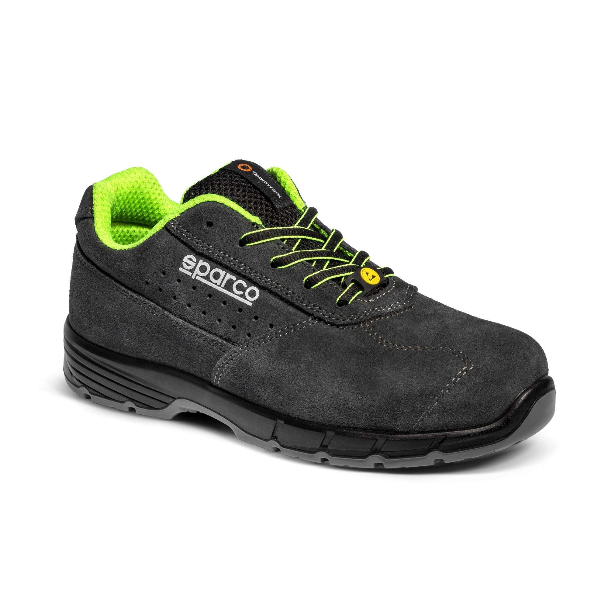 Sparco Scarpa Horizon Ontario ESD S1Ps grigio/verde-scarpe antinfortunistiche
