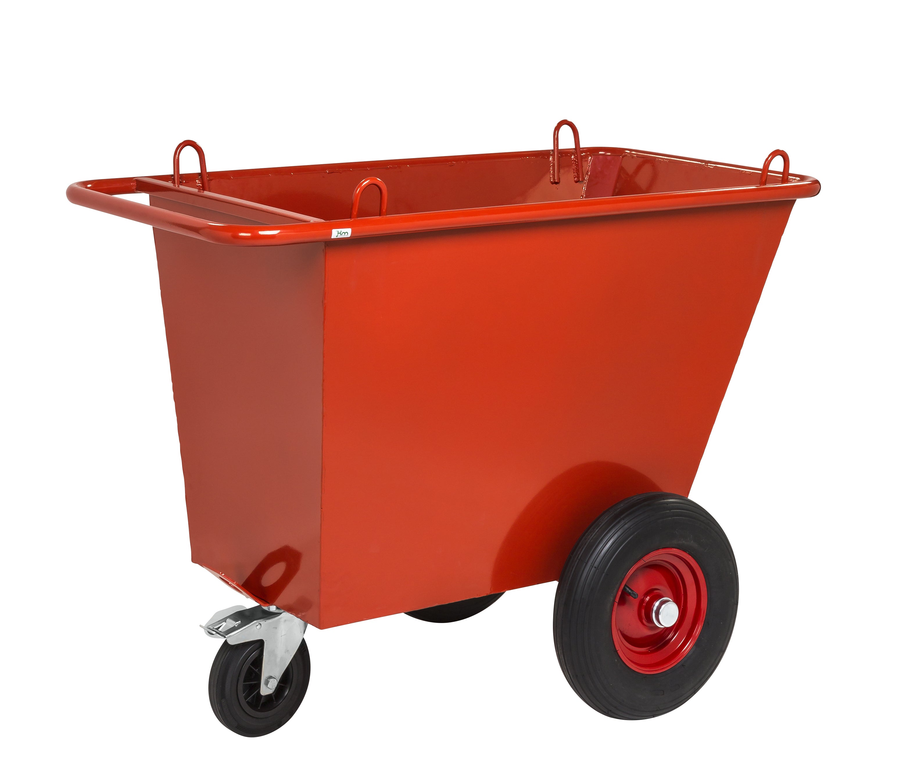Carrello per rifiuti 400 l, Carico dinamico 450 kg - Kongamek KM400PF