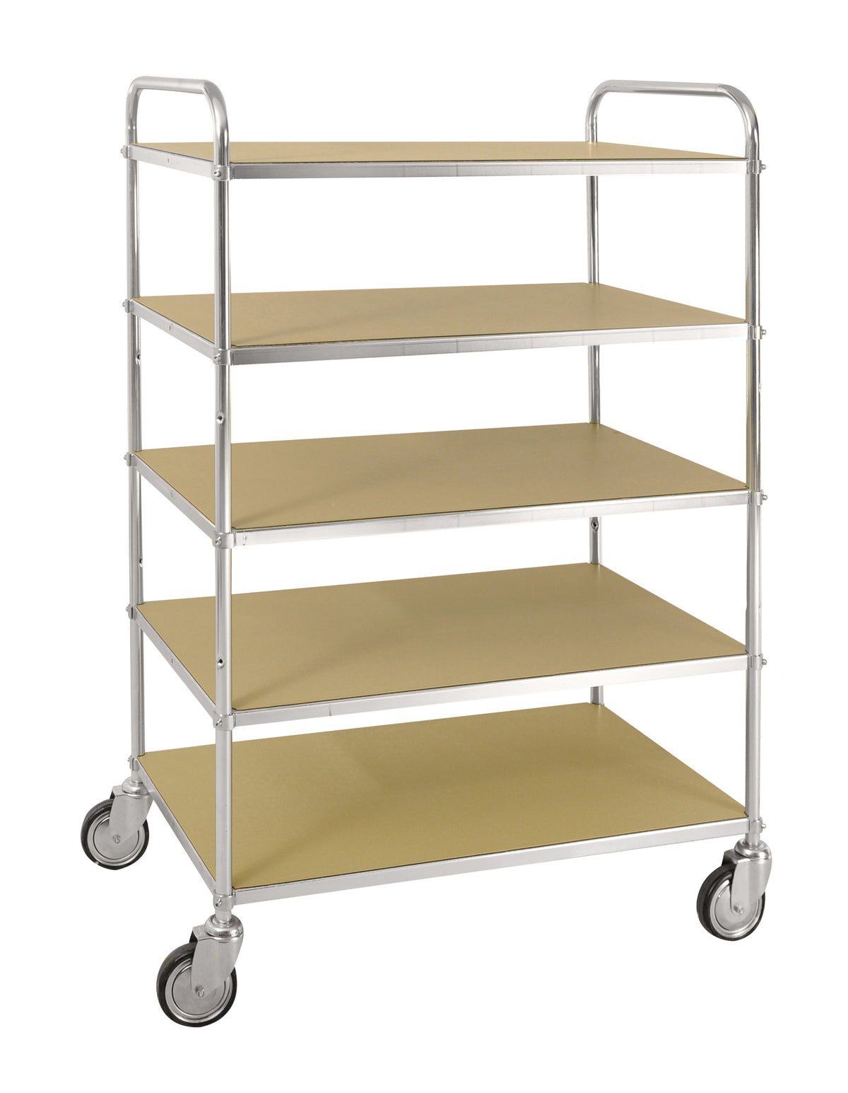 Carrello portatutto ESD con 5 ripiani 980x585x1445 - Kongamek KM4124-ESD