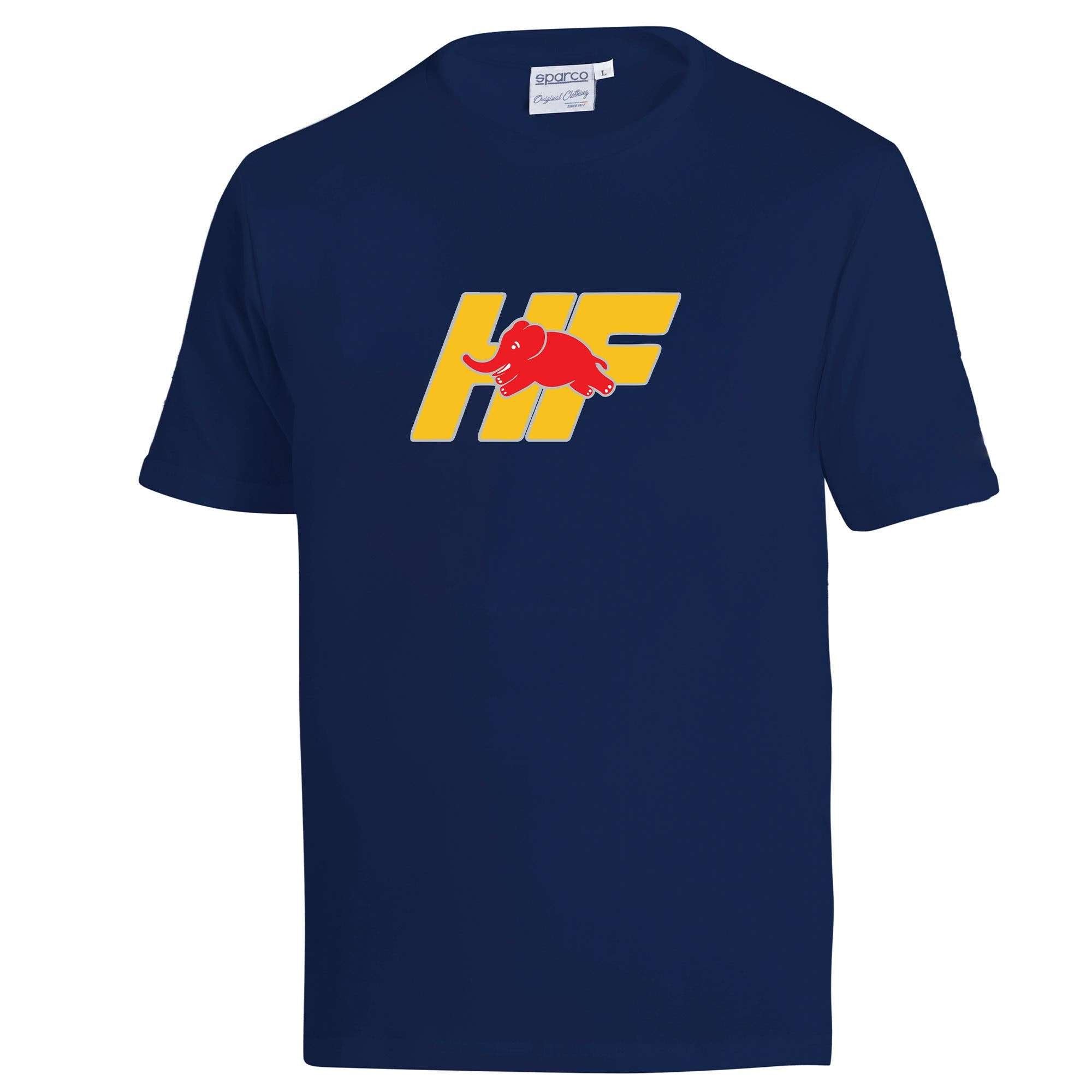 Sparco T-Shirt Lancia Hf Giallo blu navy/blue-abbigliamento Sparco Teamwork