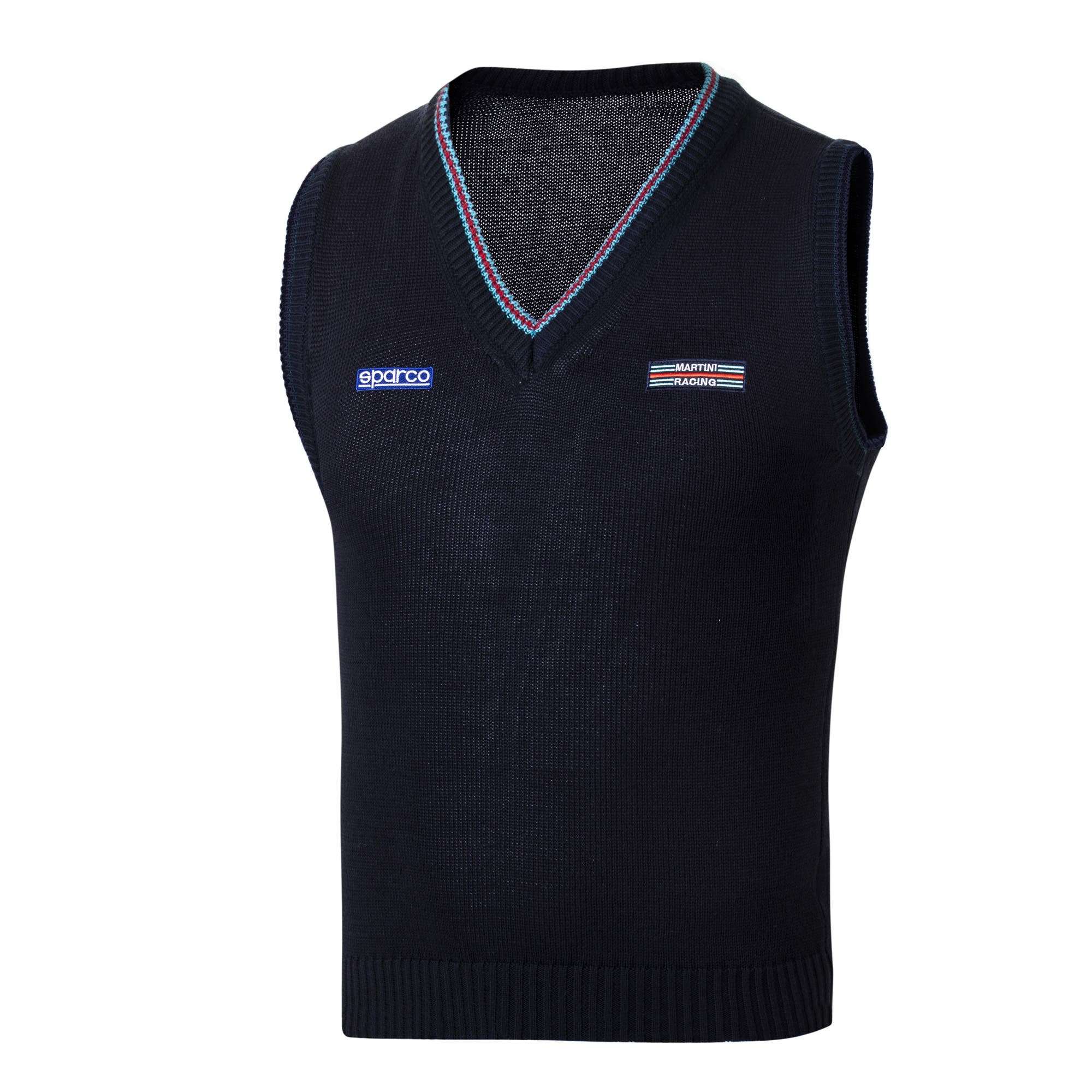 Sparco Gilet Cotone Martini-R blu navy