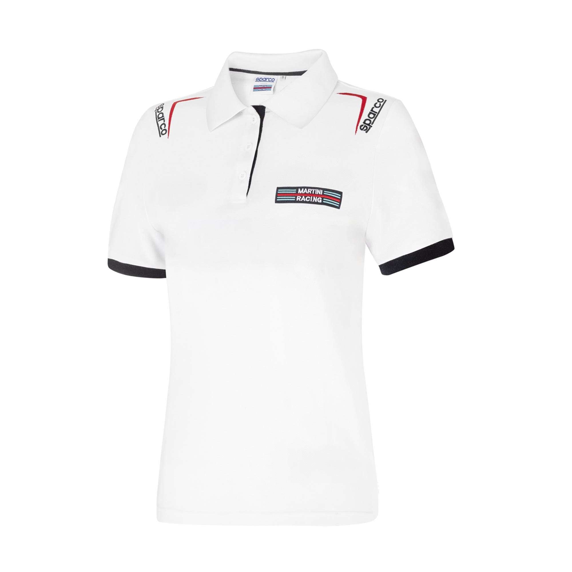Sparco Polo Martini-R Lady bianco-abbigliamento