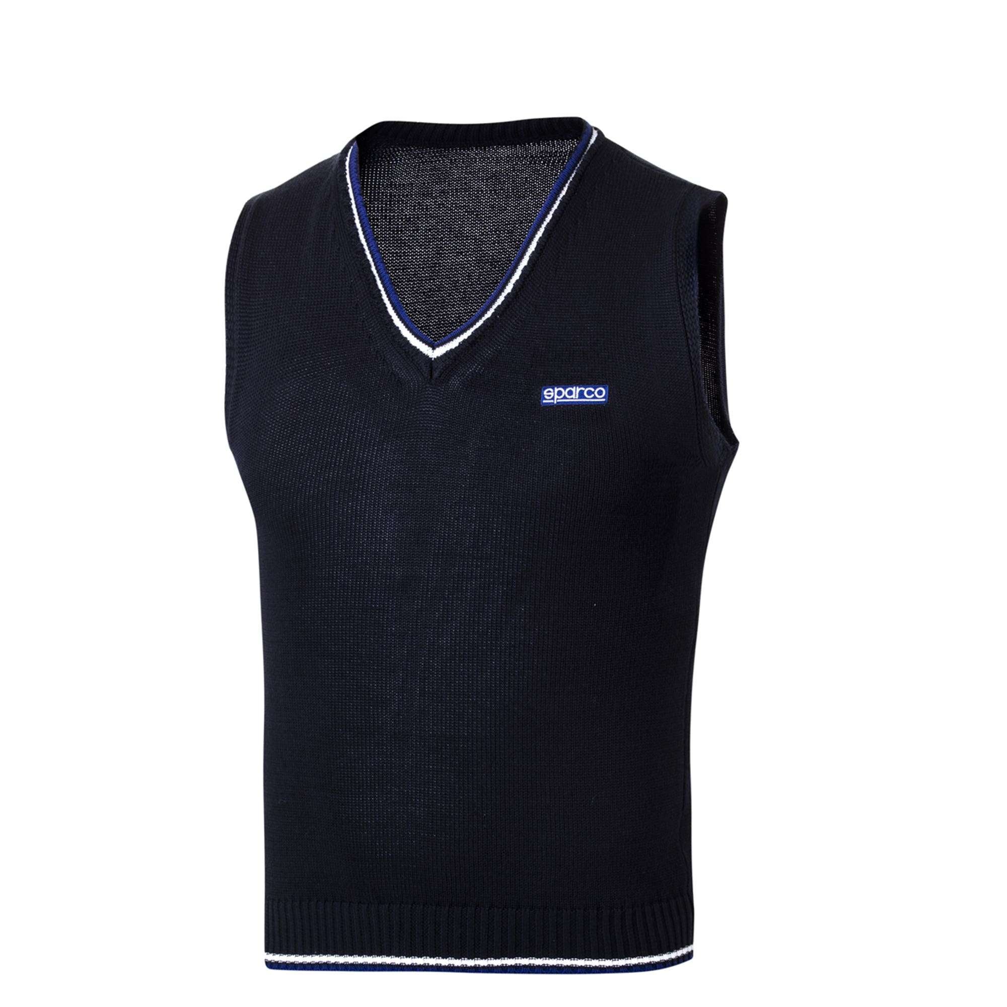 Sparco Gilet Cotone blu navy