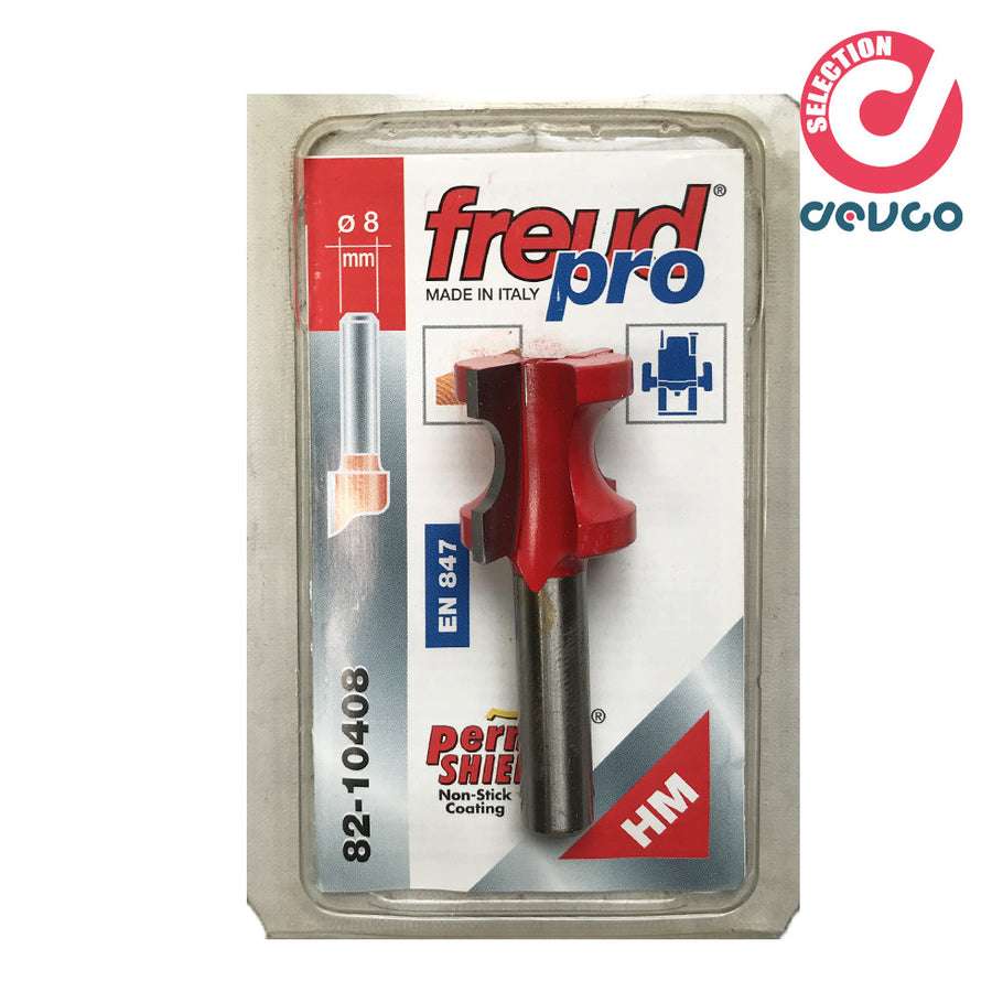Fresa 2 taglienti per legno diametro 8 Freud - 82-10408