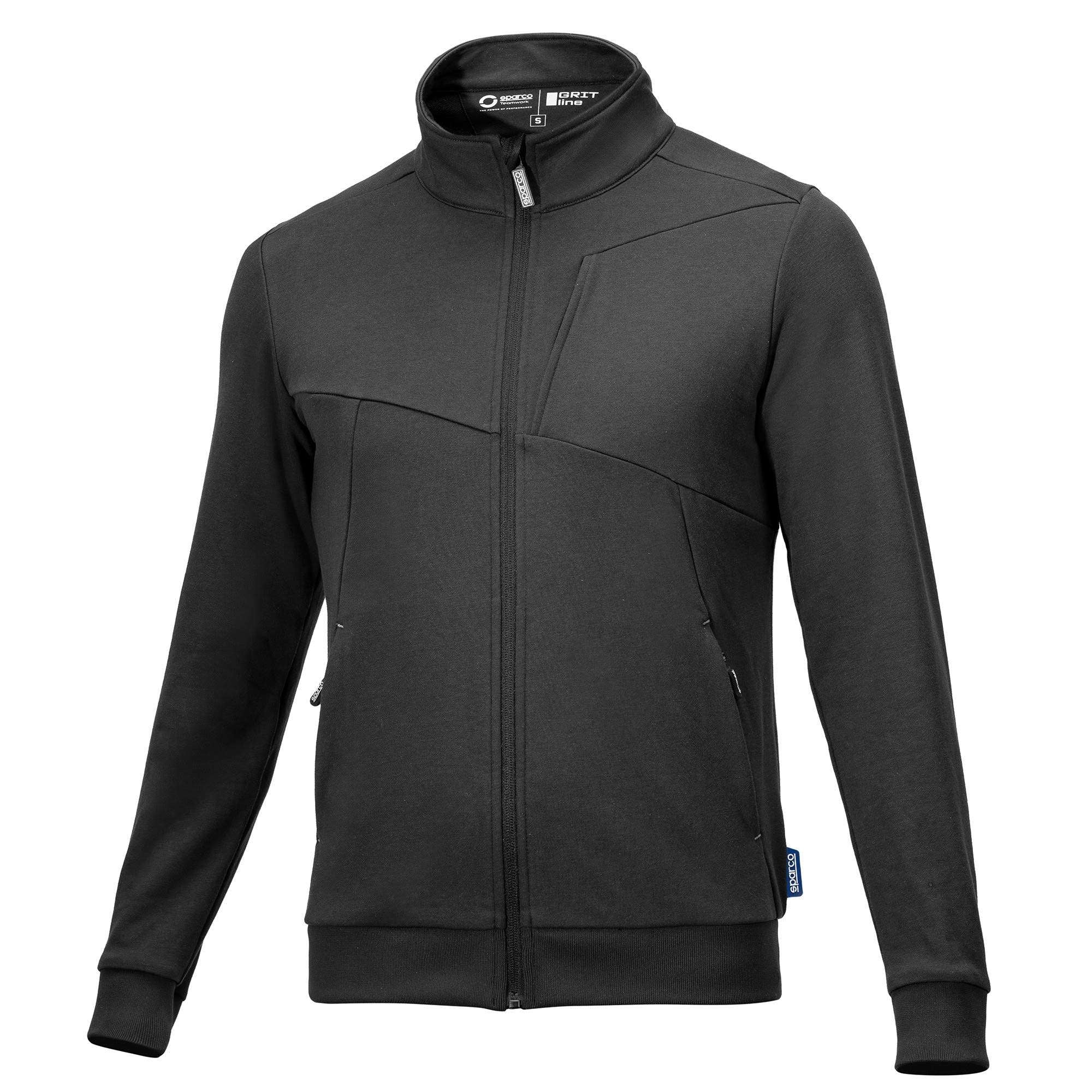 Sparco grit Sweatshirt Full Zip Plata grigio
