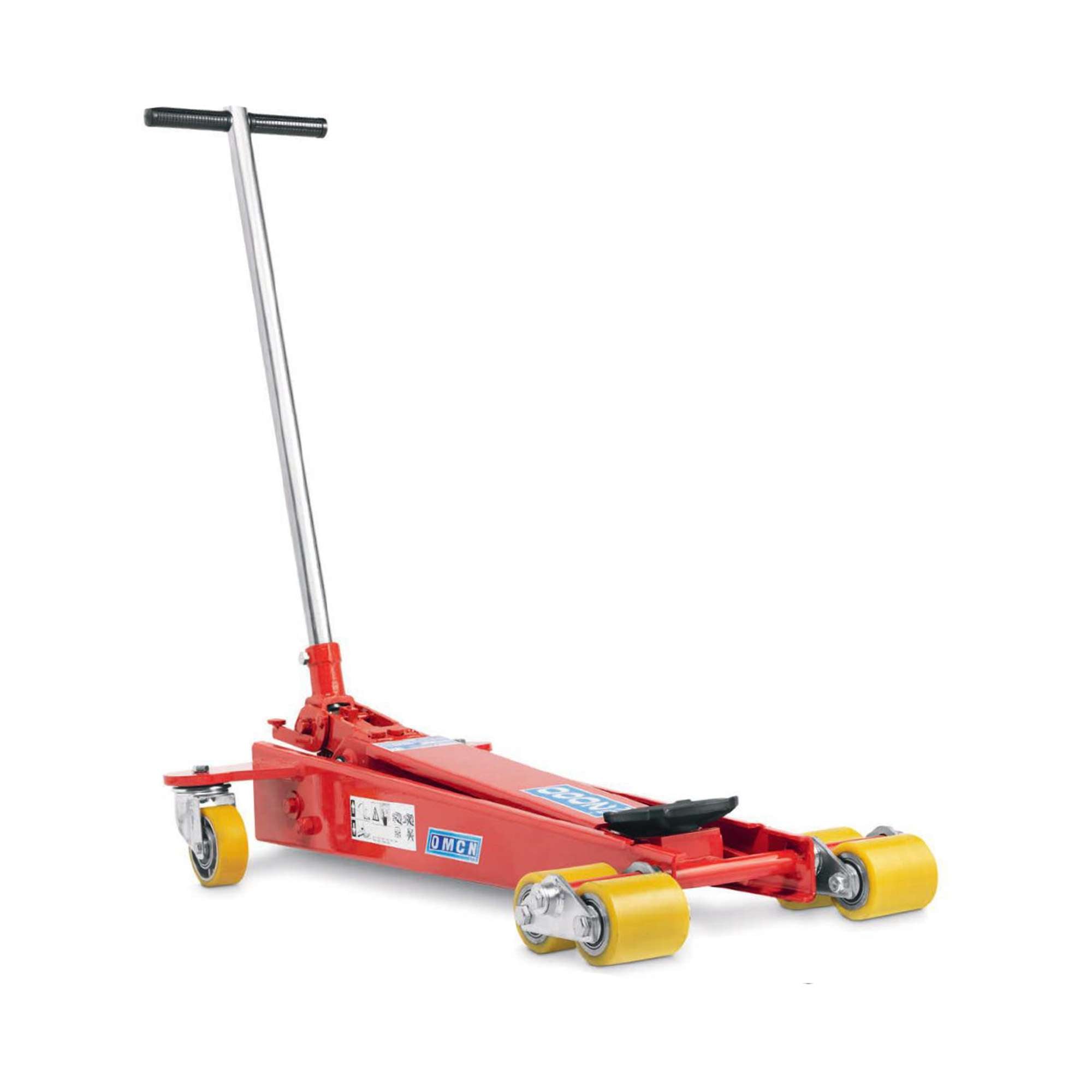 Sollevatore idraulico a carrello 2000kg, 520mm, con rulli basculanti OMCN 1120/F