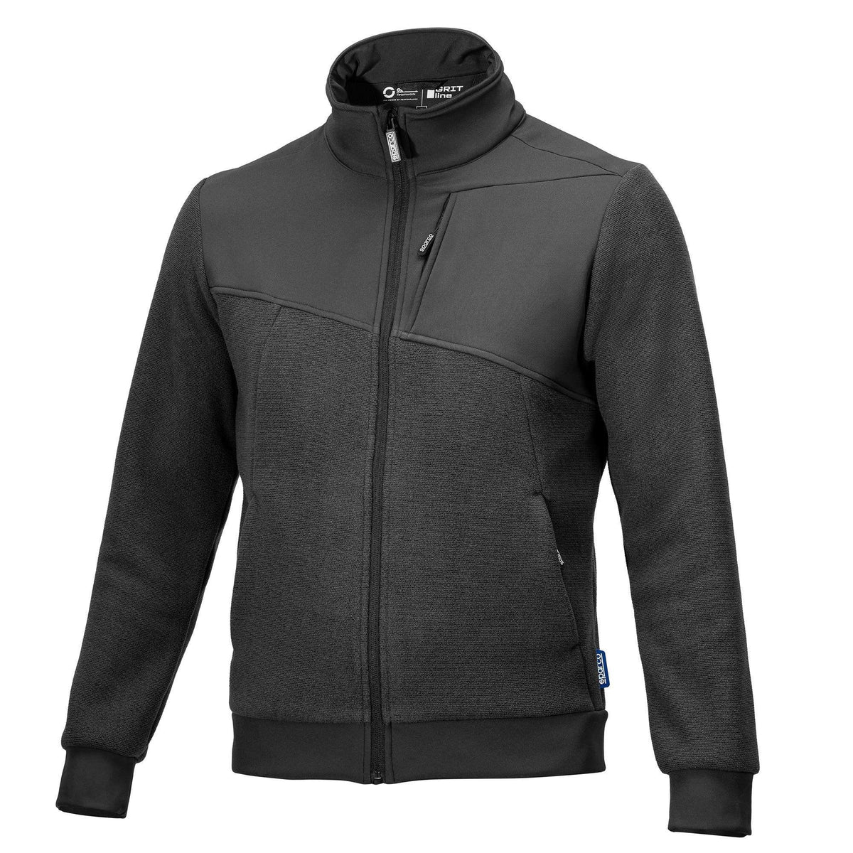 Sparco Grit fleece full zip Crestone grigio