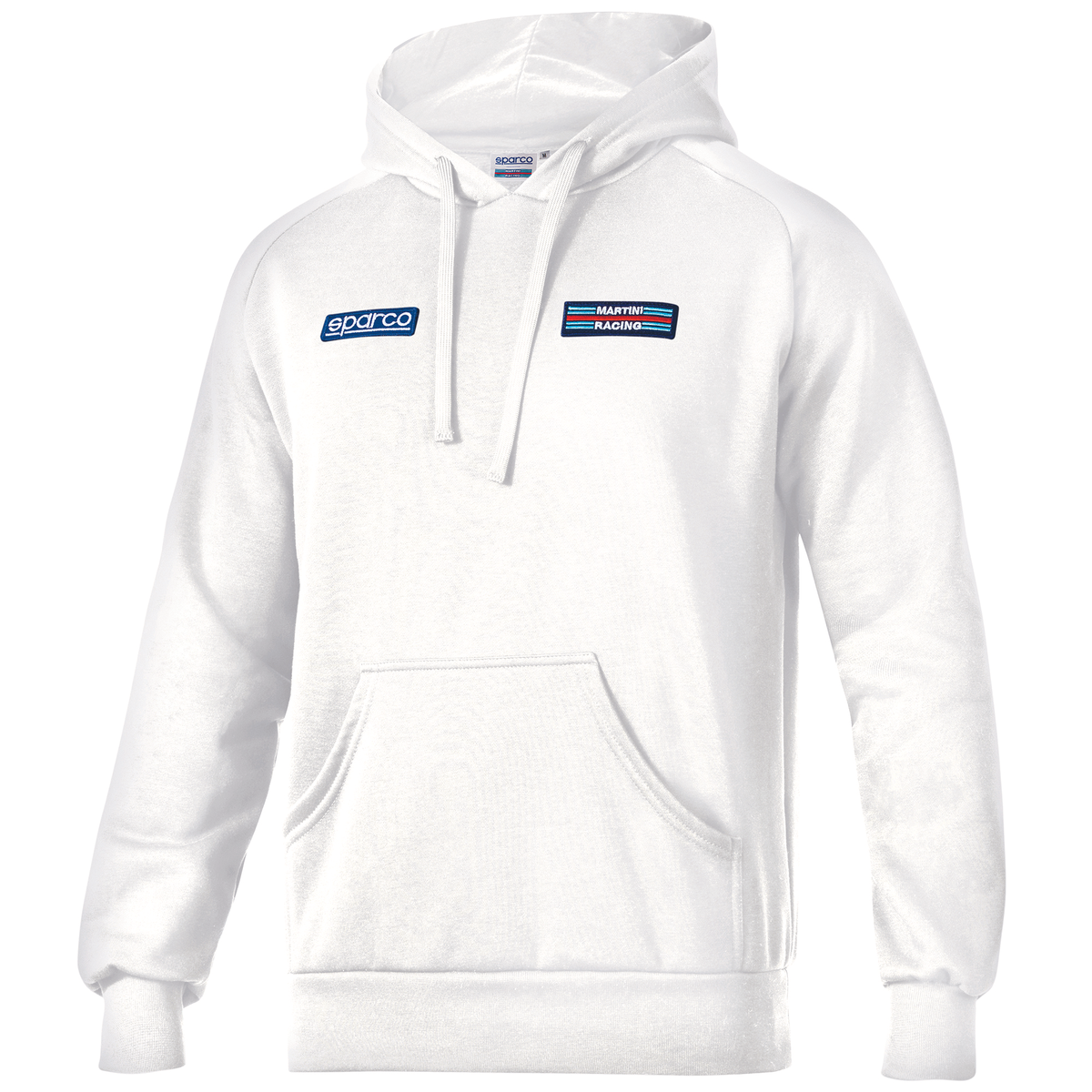 Sparco Hoodie Big Stripes Martini-R bianco