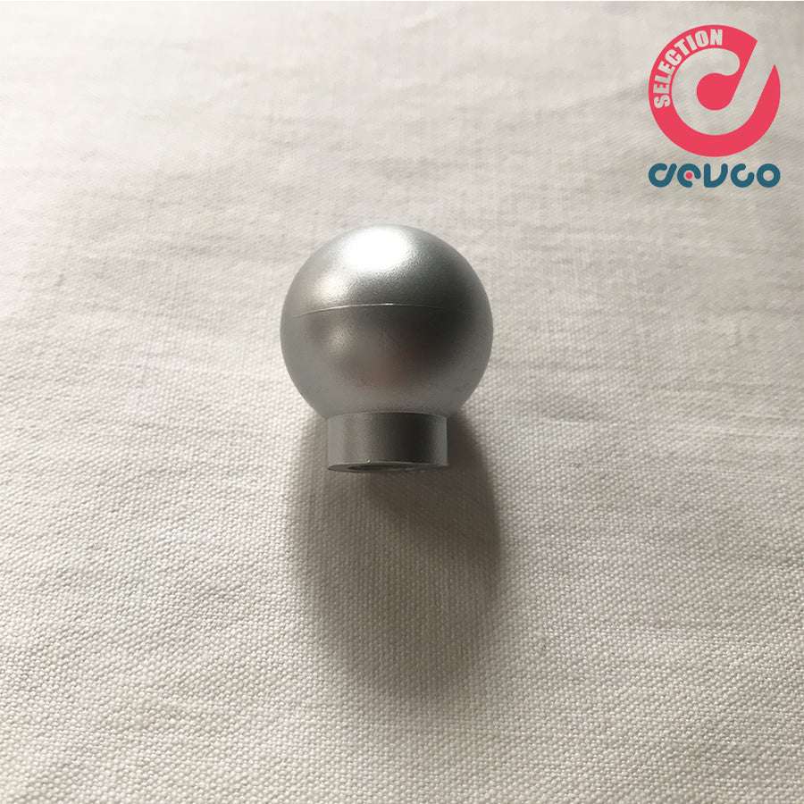 Pomolo plastica colore alluminio Tagliashop - 0605