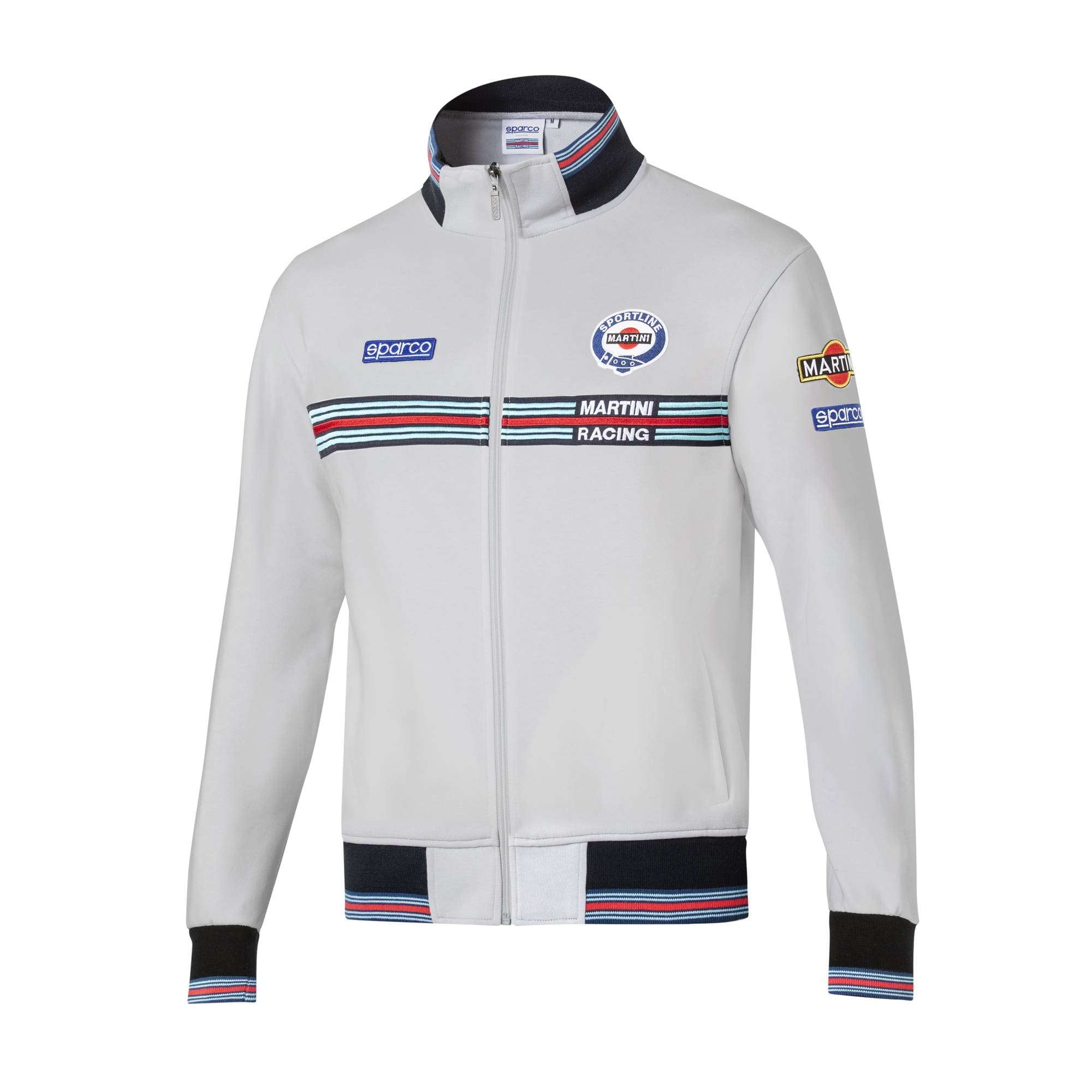 Sparco Felpa Full Zip Martini-R grigio-abbigliamento Sparco Teamwork