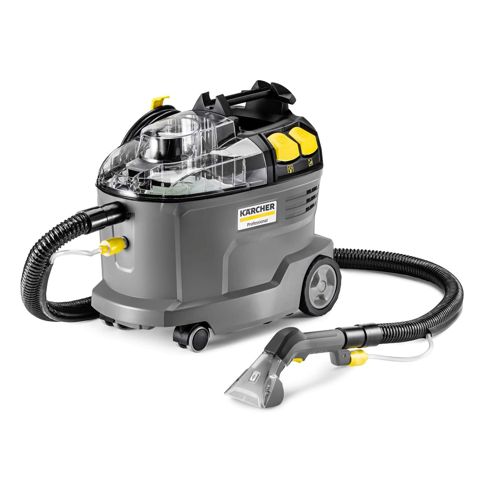 Lavatappeti e lavamoquette professionale Spruzzo estrazione Puzzi 8/1 con bocchetta manuale Karcher