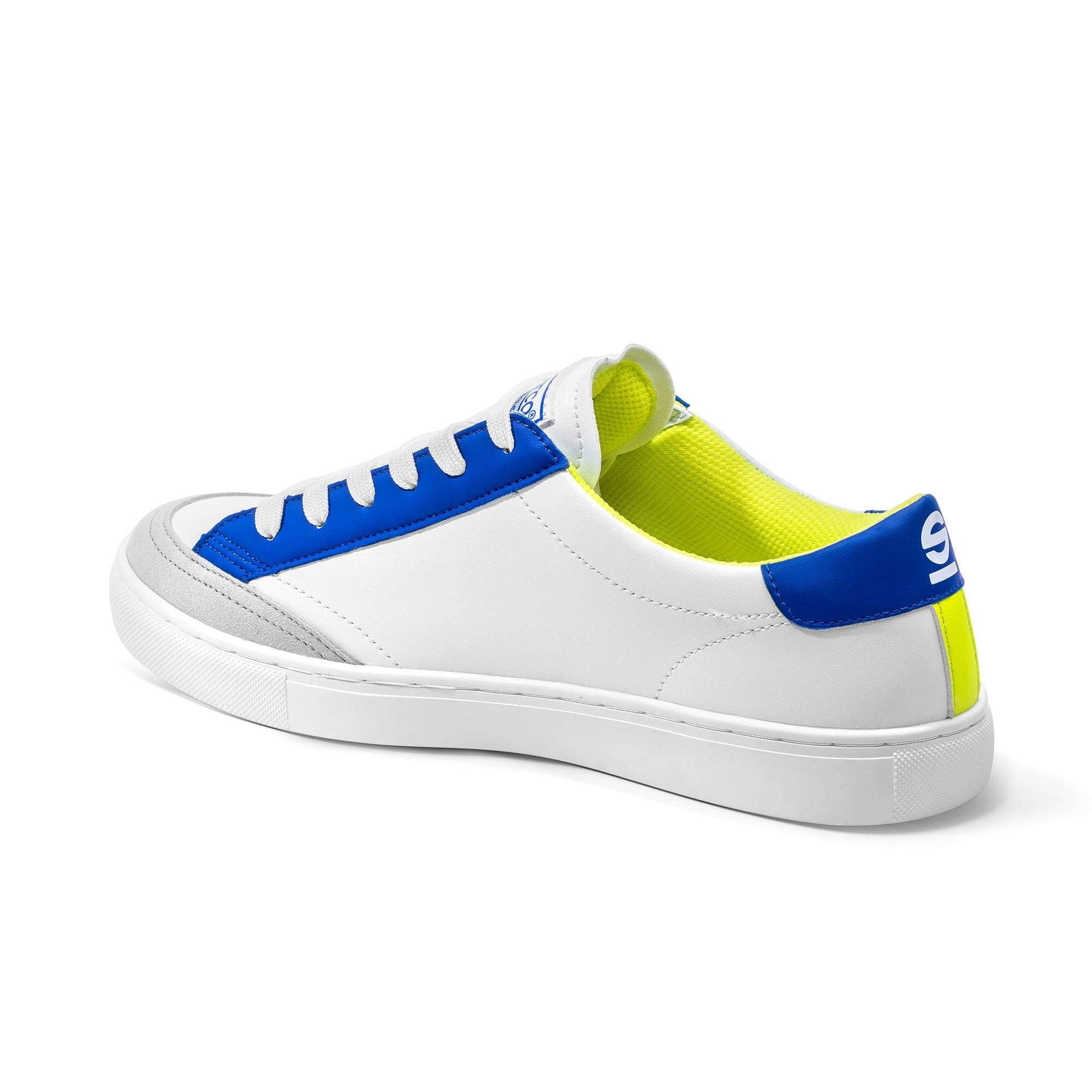 Sparco Scarpe S-Time white/light blue/yellow-sneakers