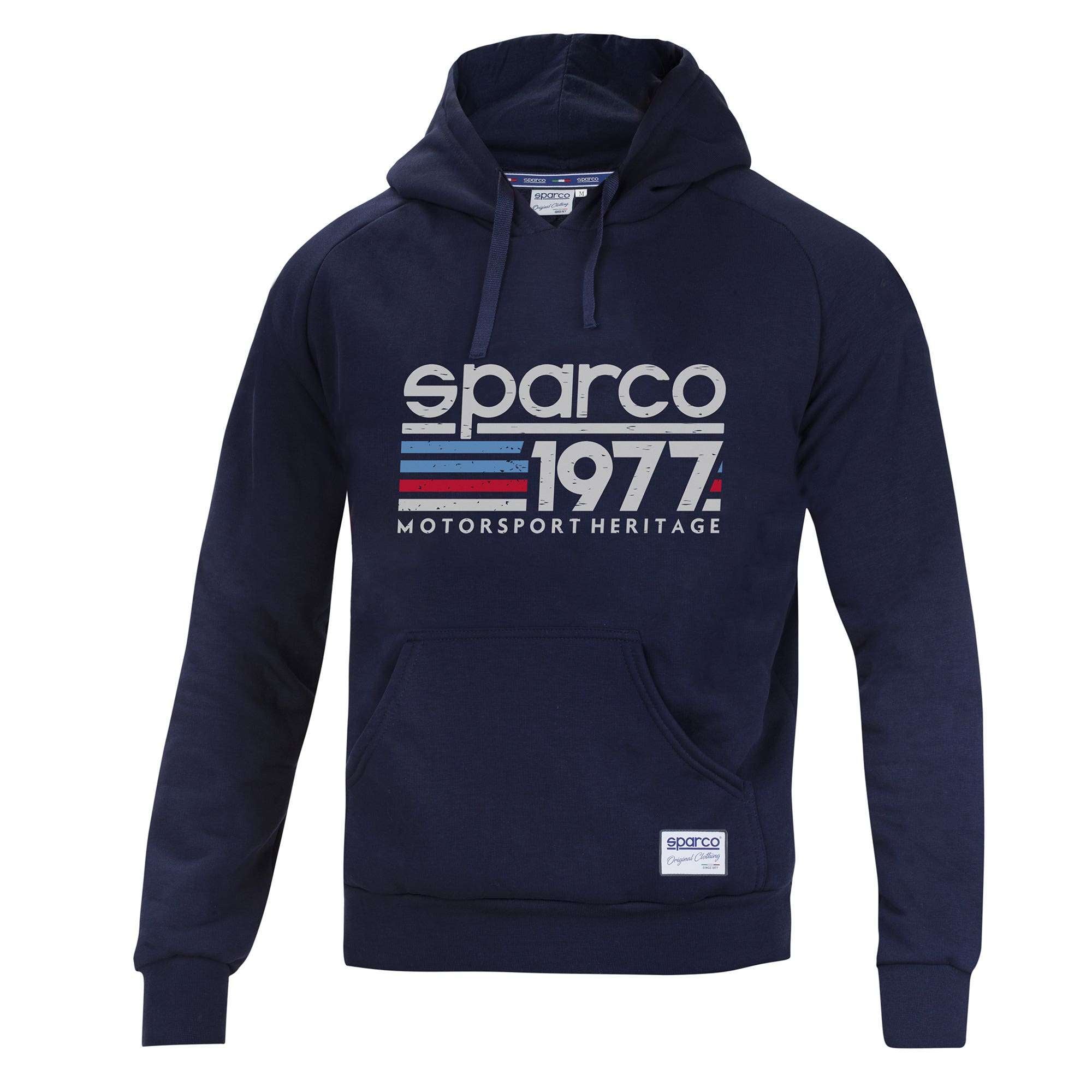 Sparco Hoodie 1977 blu navy