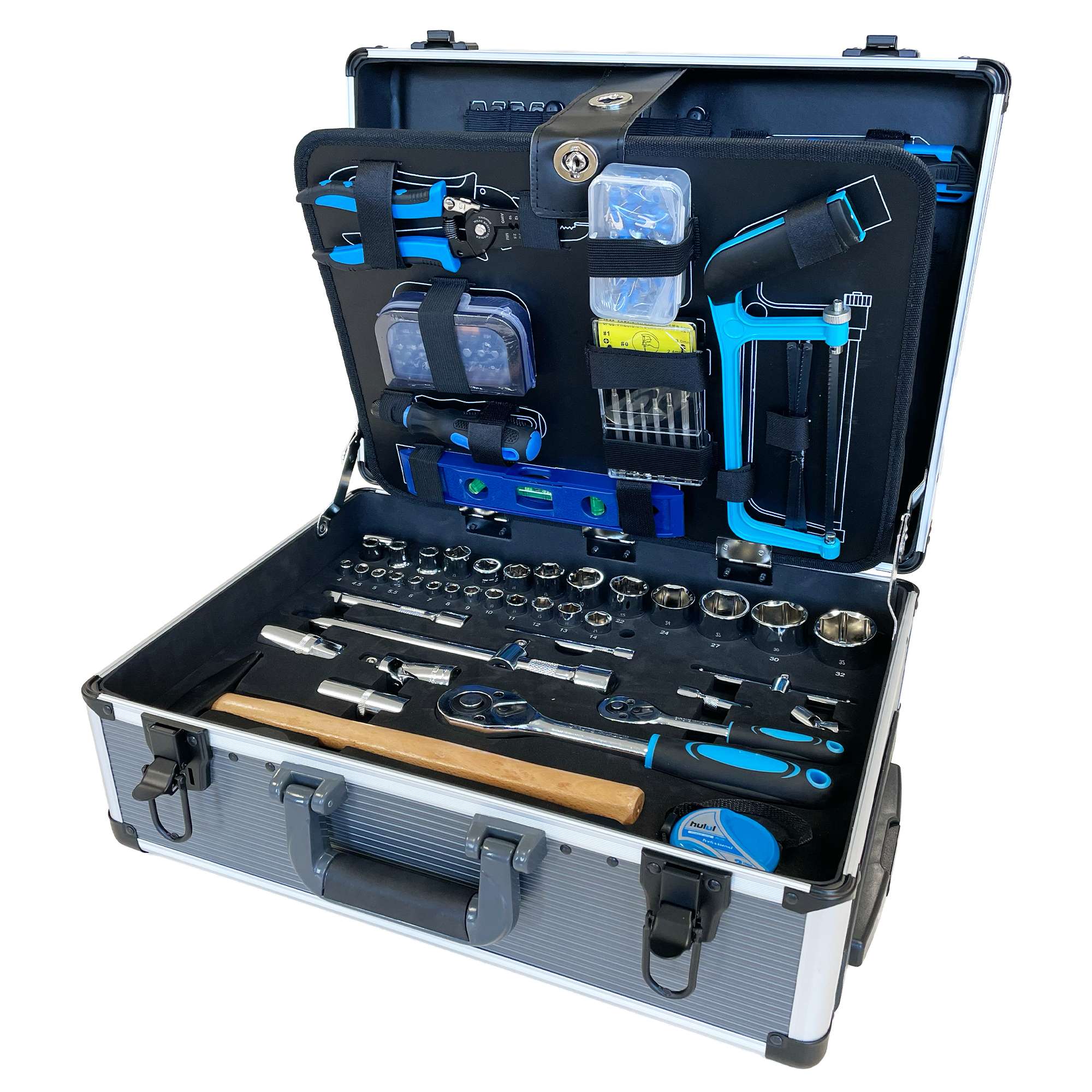 Trolley Portautensili con 176 Utensili Professionali ENG PRO - FI 90 T127