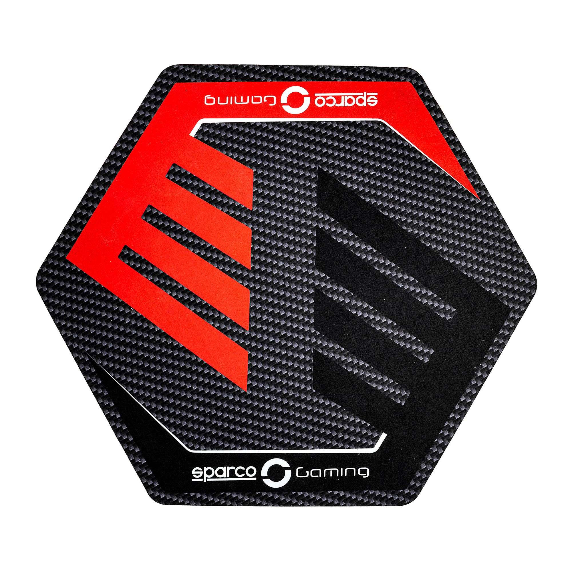 Sparco Chair Floor Mat 110X97.5Mm nero/